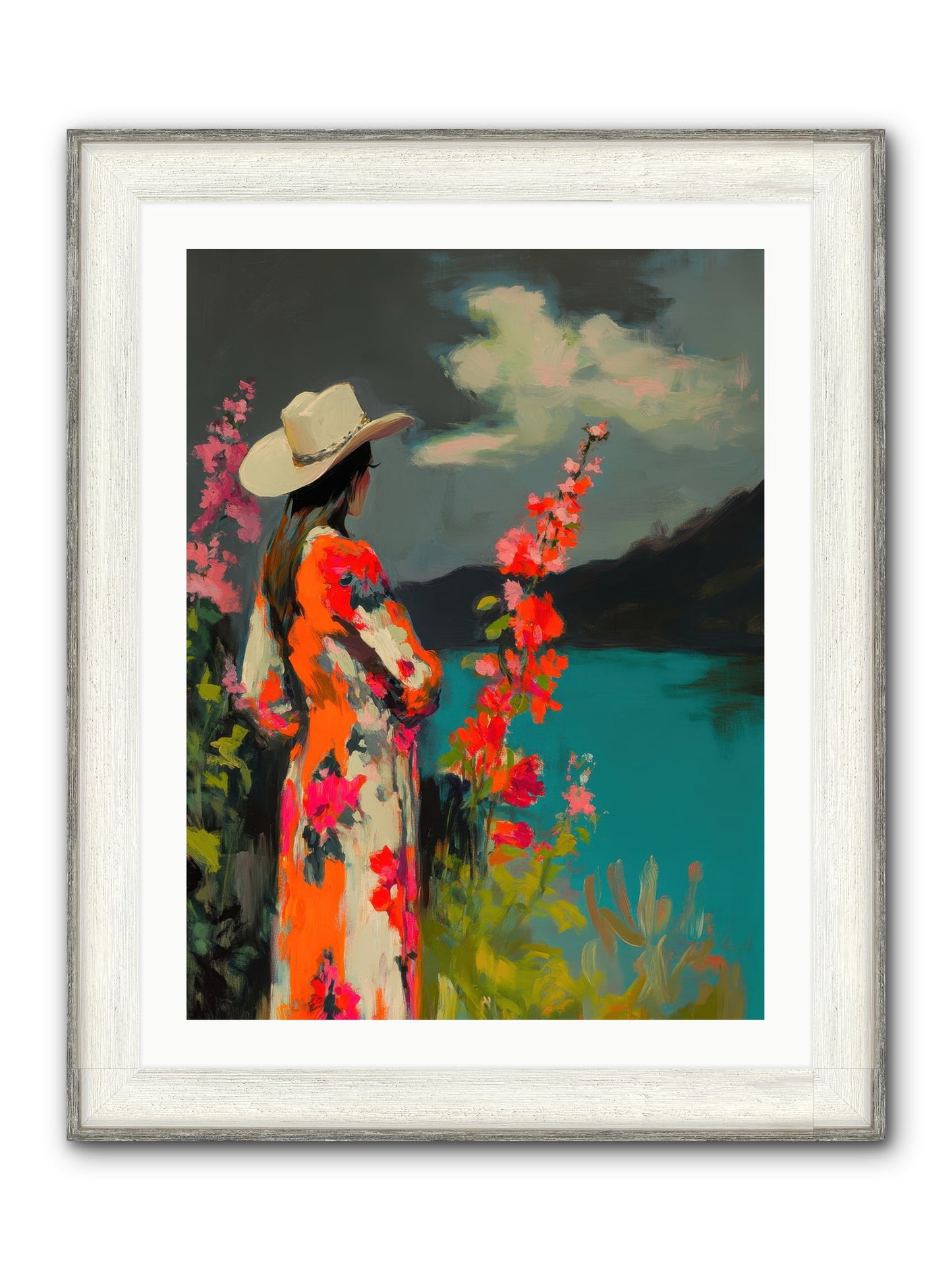 Windswept Legend Framed Print - Driftwood White 24x32