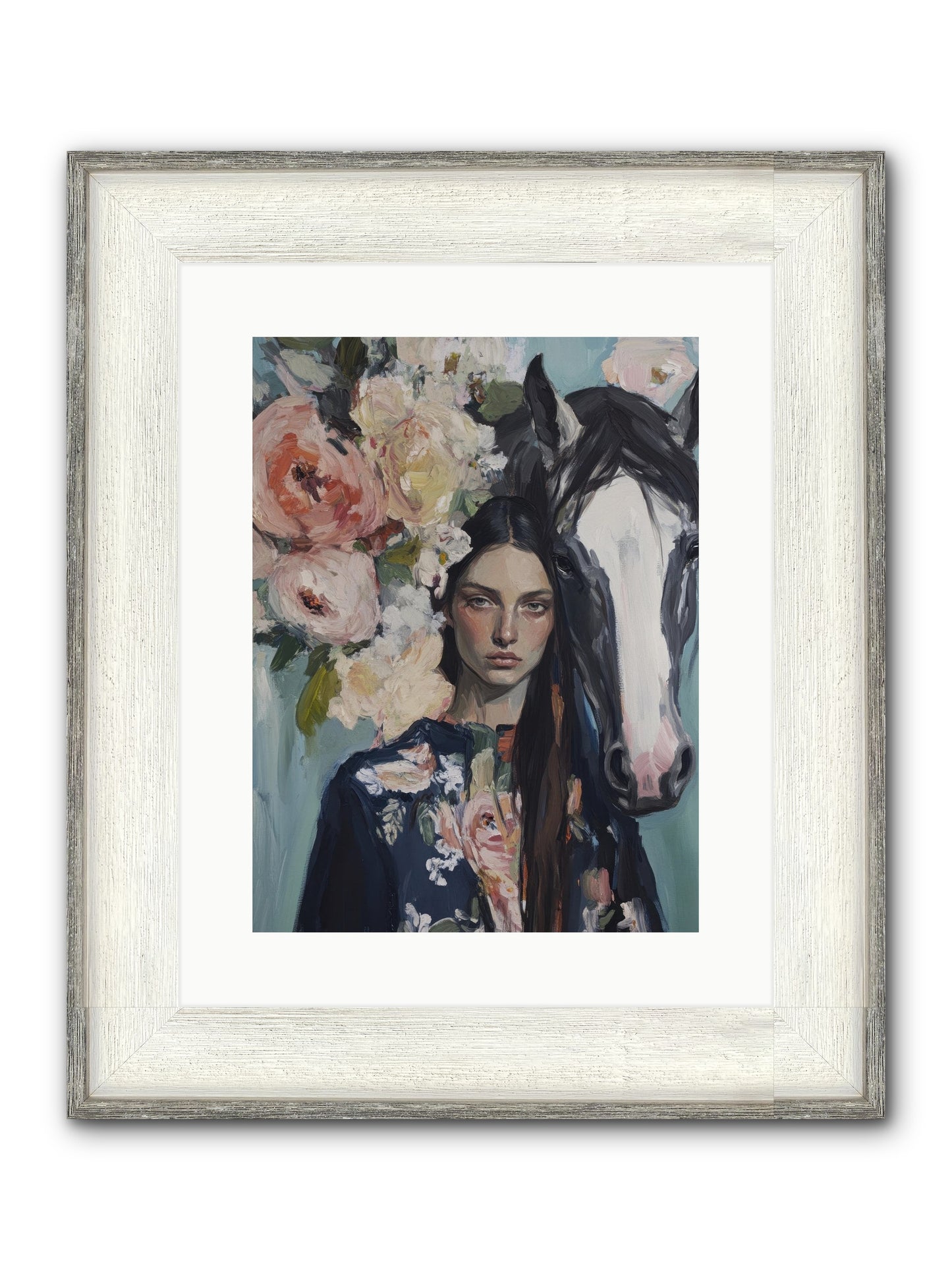 Windwalker Framed Print - Driftwood White 12x16