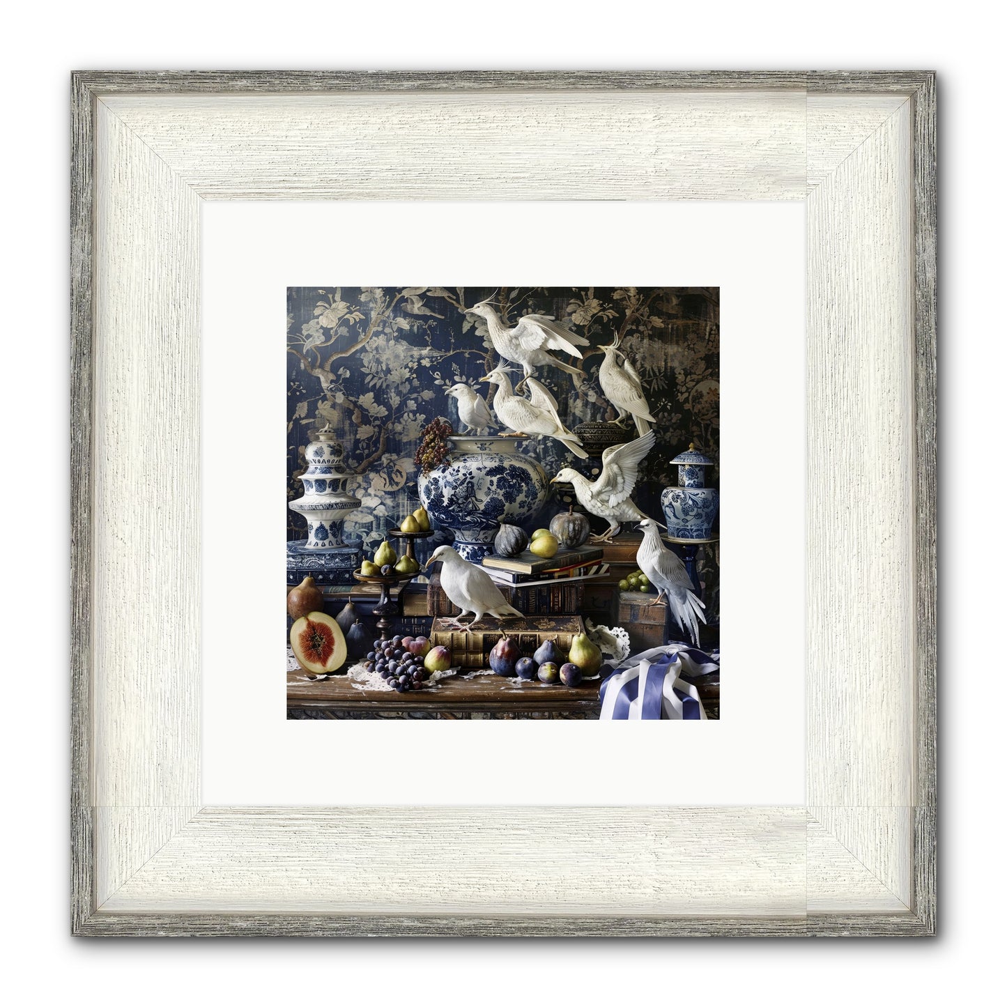 Wingèd Whispers Of Arcadia Framed Print - Driftwood White 10x10