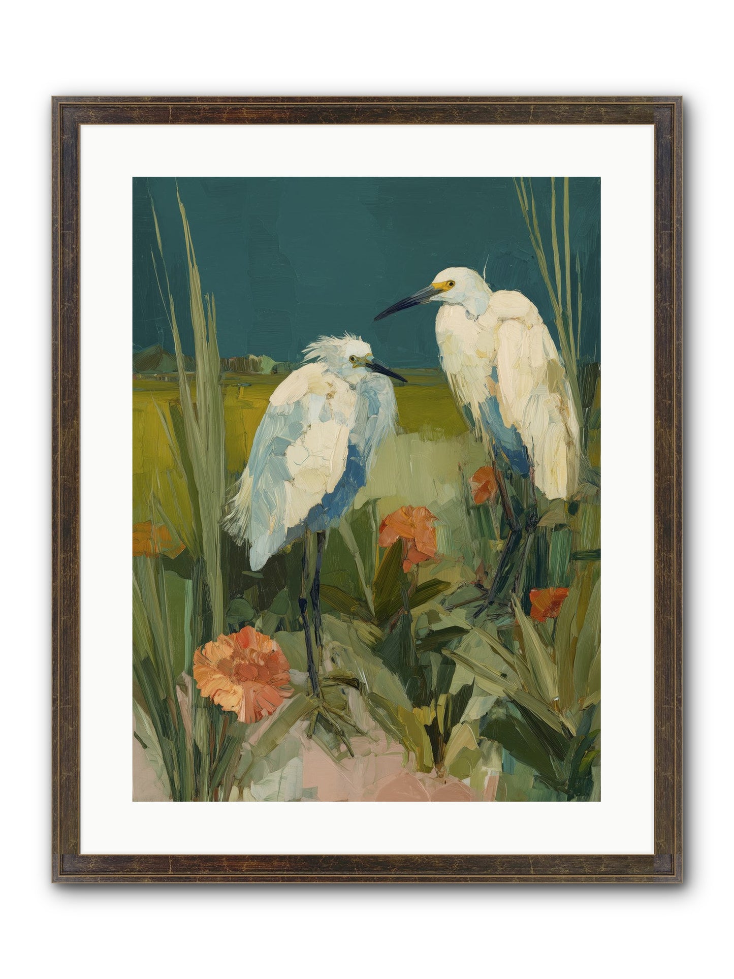 Winged Nobility Framed Print - Slimwoods Black/Gold 18x24