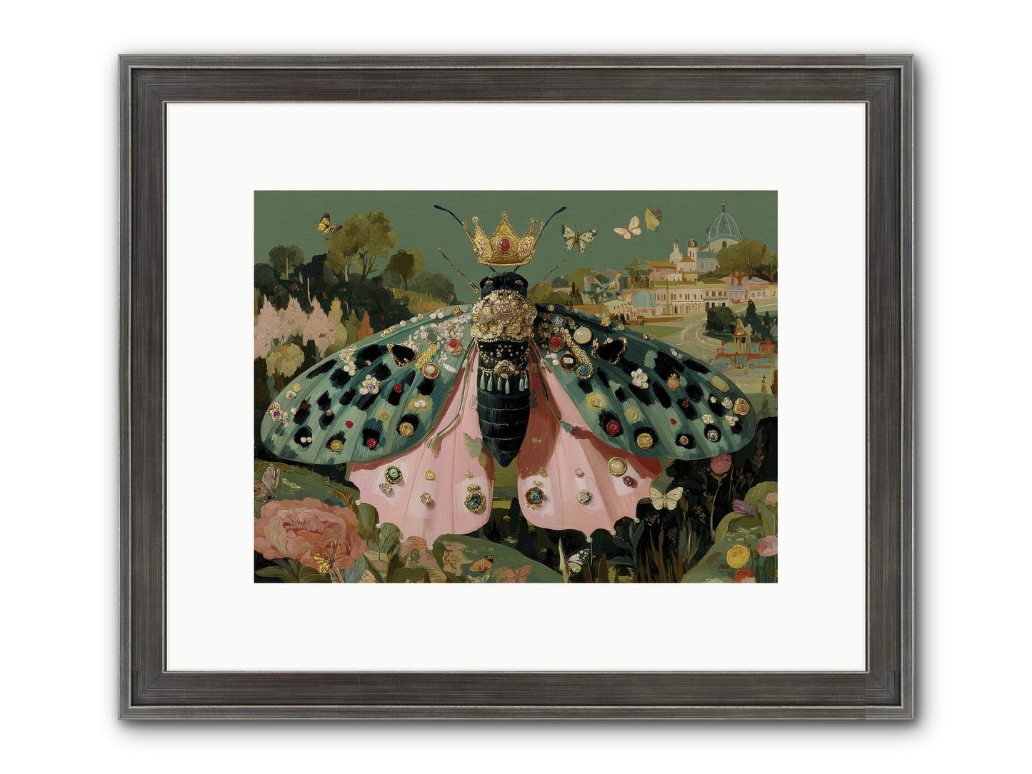 Winsome Extravaganza Framed Print - Slimwoods Black/Silver 12x9
