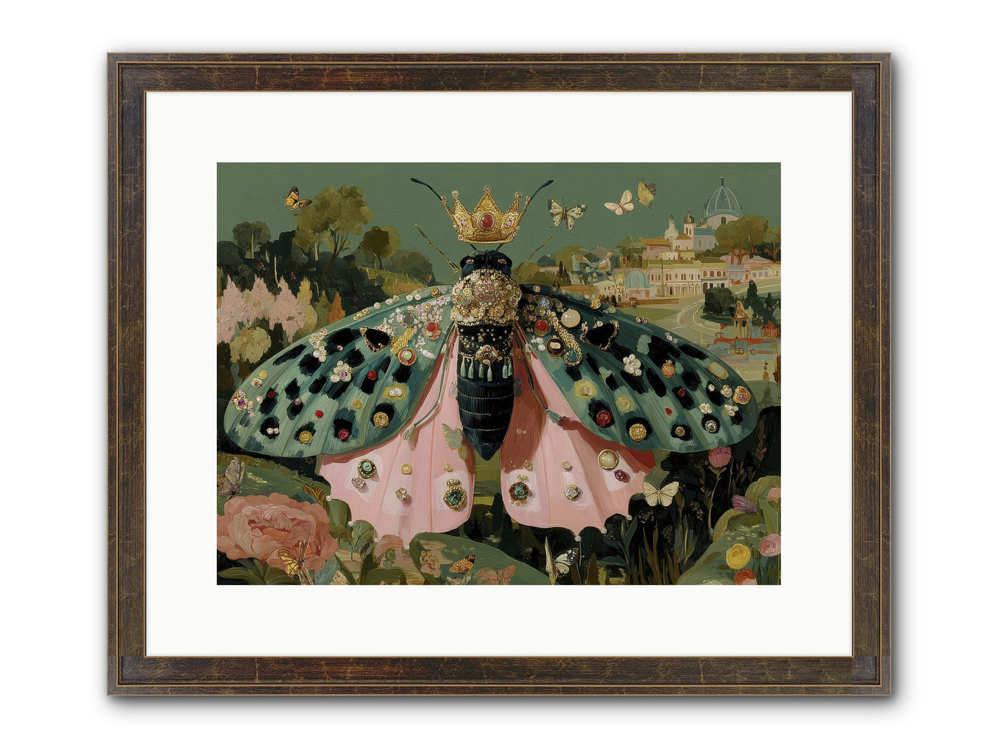 Winsome Extravaganza Framed Print - Slimwoods Black/Gold 16x12