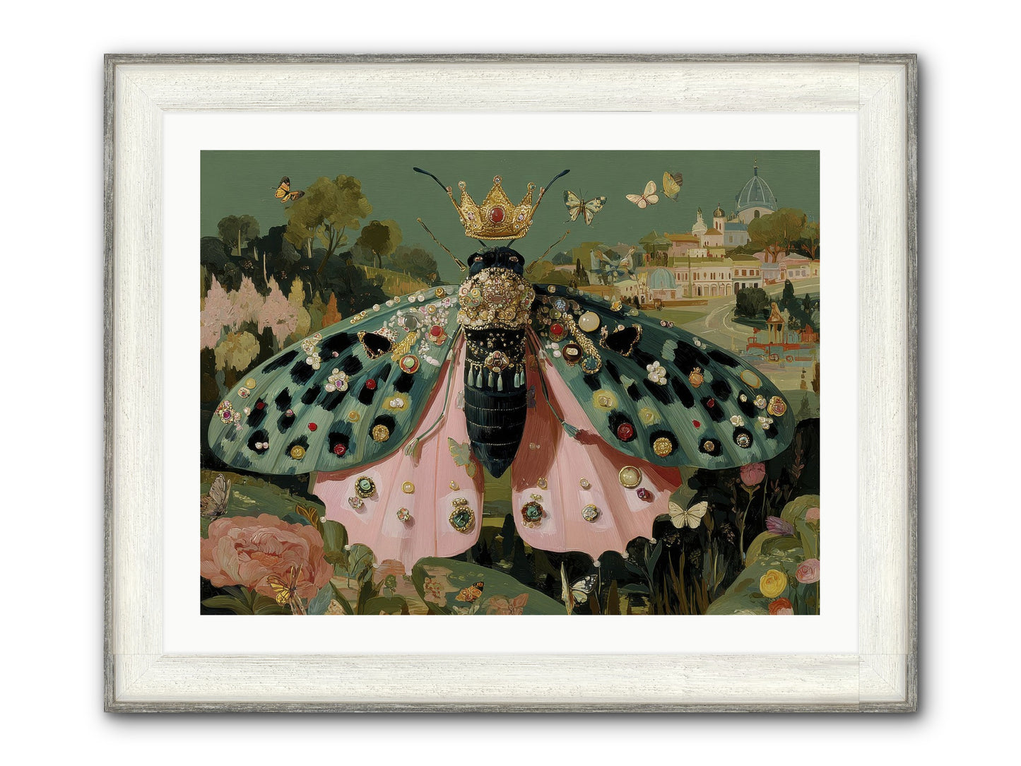 Winsome Extravaganza Framed Print - Driftwood White 32x24
