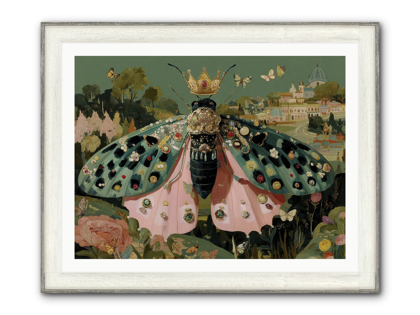 Winsome Extravaganza Framed Print - Driftwood White 40x30
