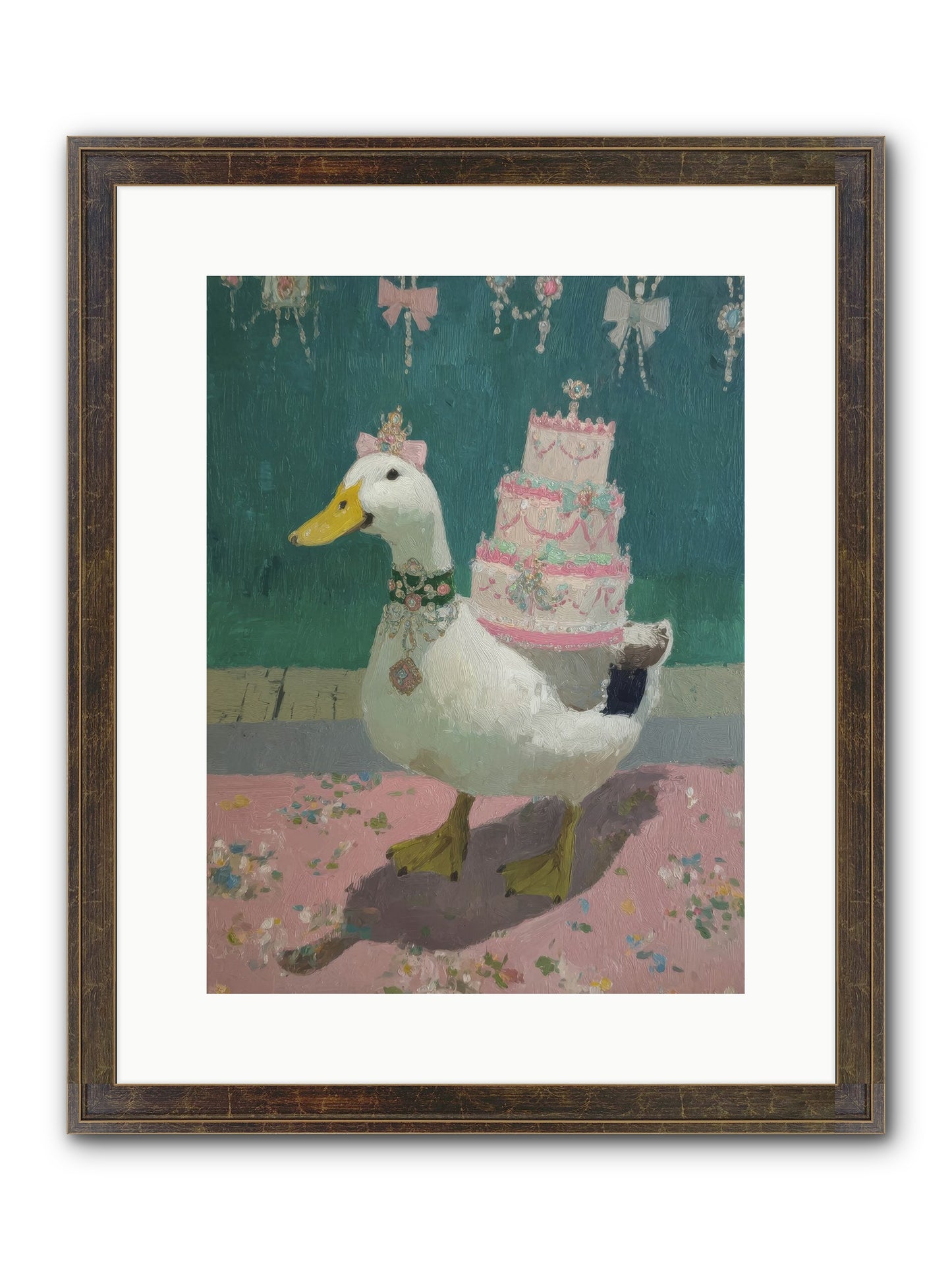 Winsome Treasures Framed Print - Slimwoods Black/Gold 12x16
