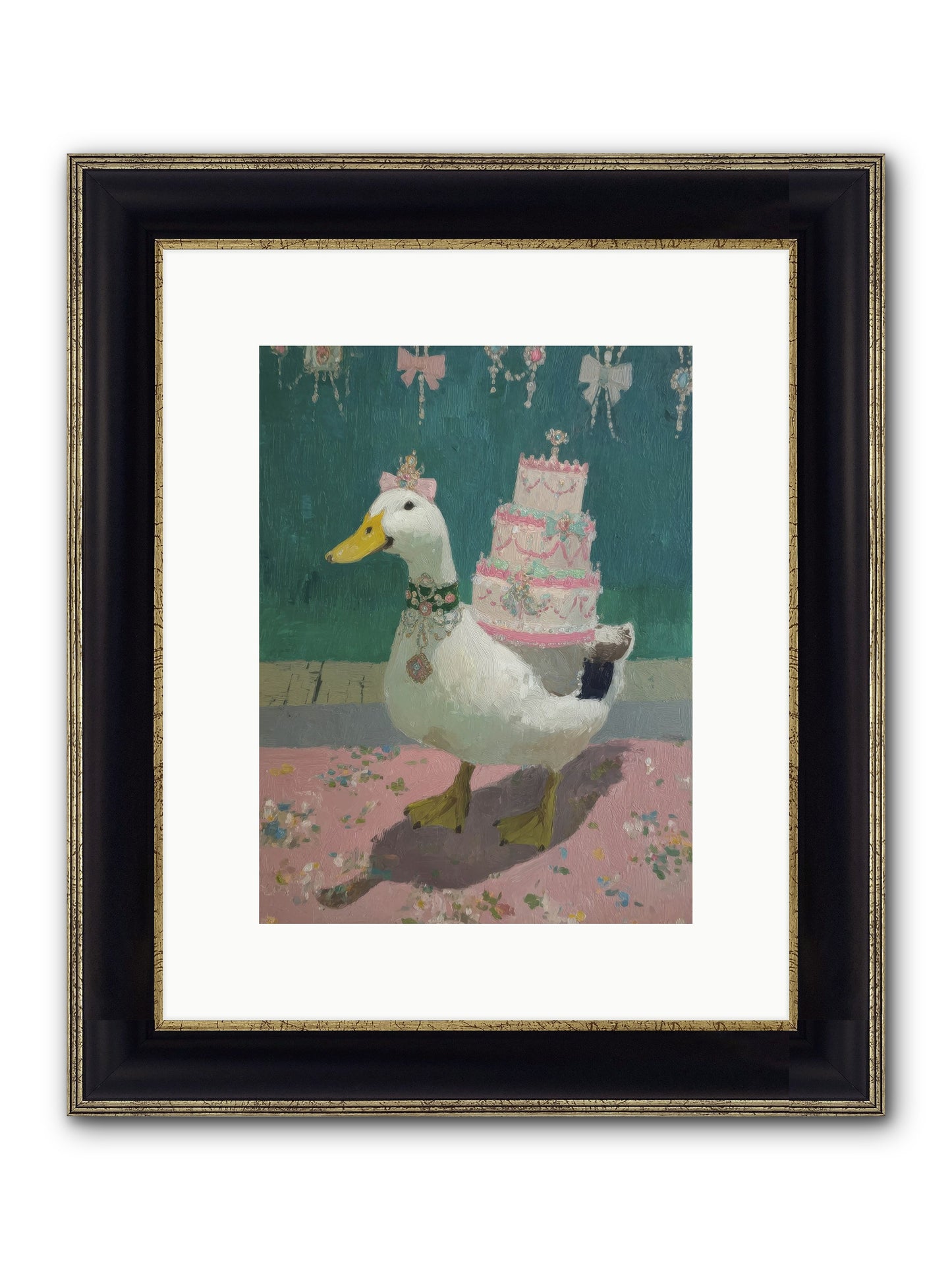 Winsome Treasures Framed Print - Black & Gold 9x12