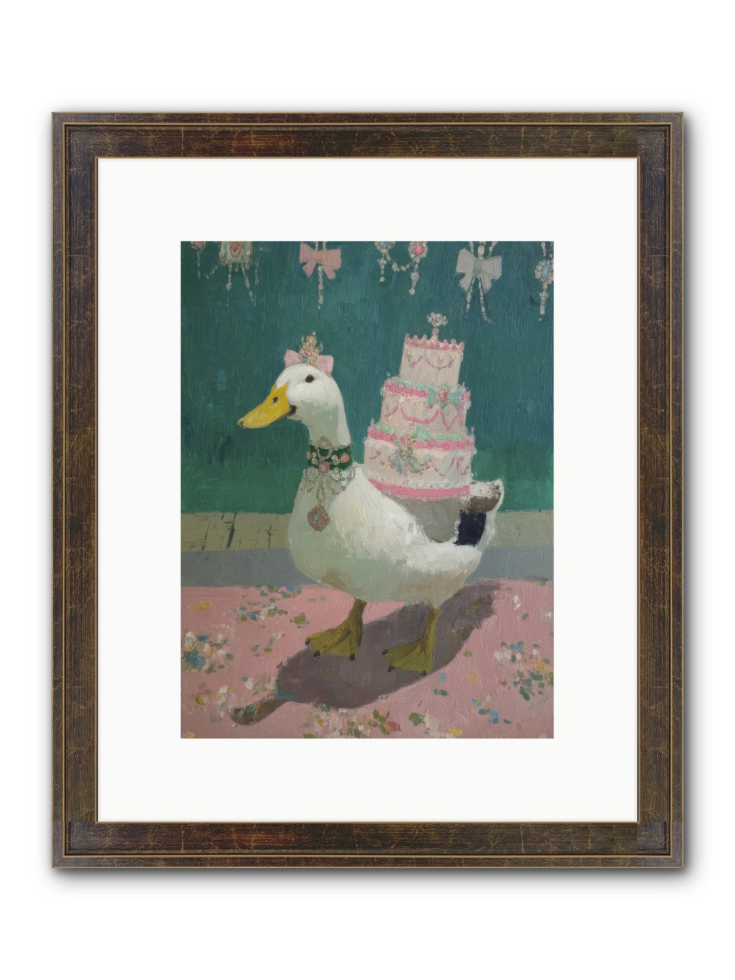 Winsome Treasures Framed Print - Slimwoods Black/Gold 9x12