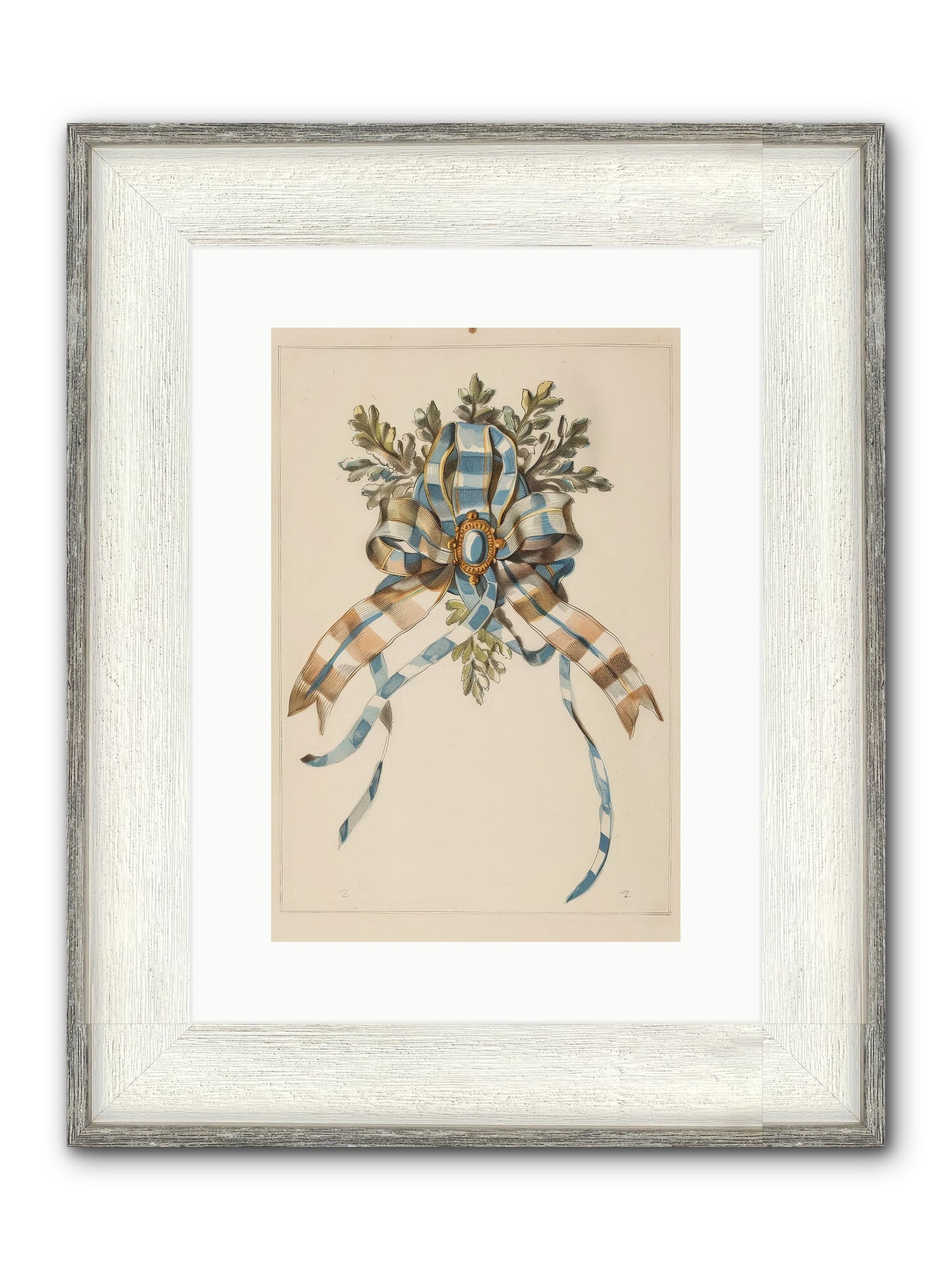 Winter's Jewel Framed Print - Driftwood White 10x15