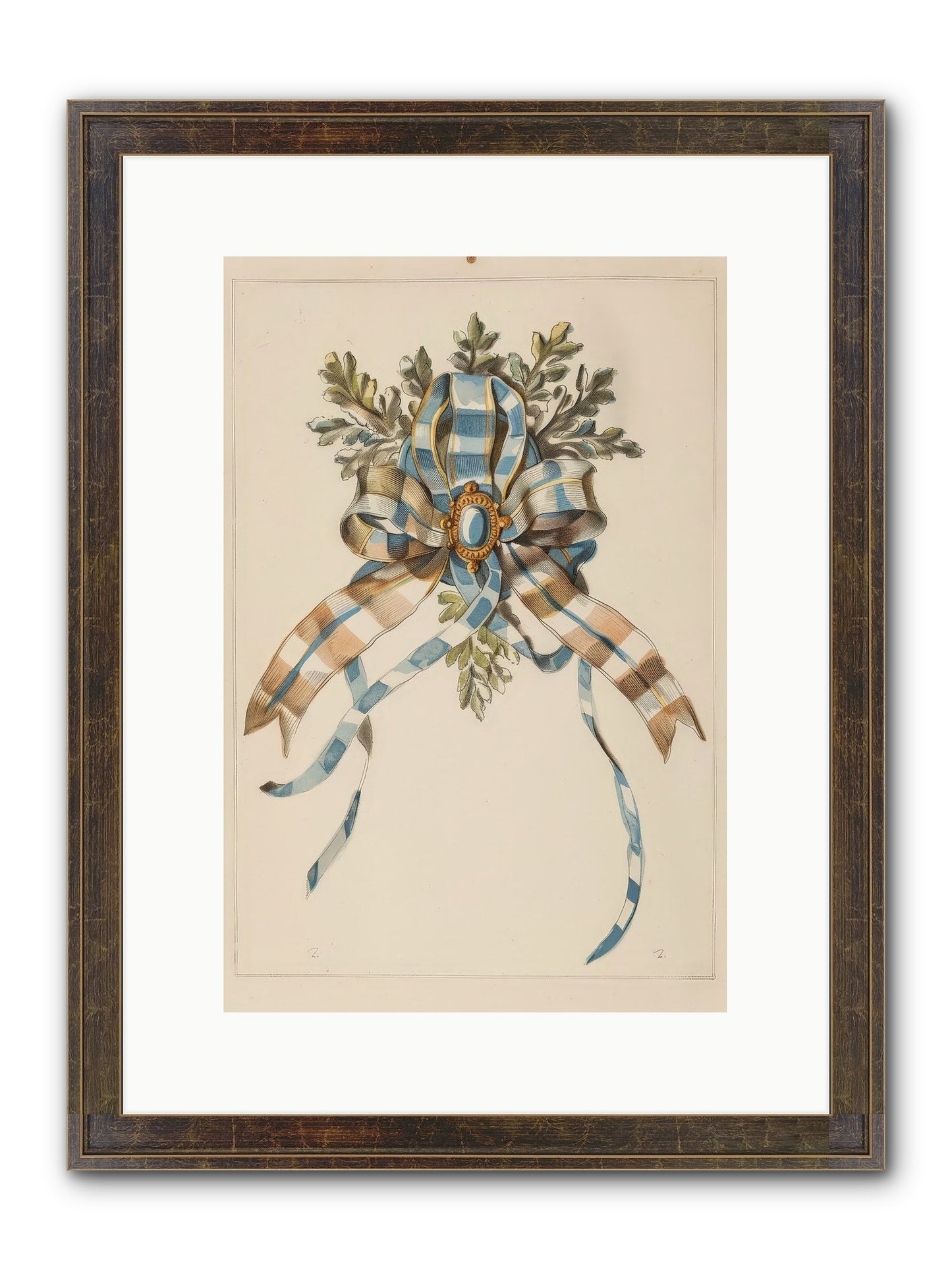 Winter's Jewel Framed Print - Slimwoods Black/Gold 10x15