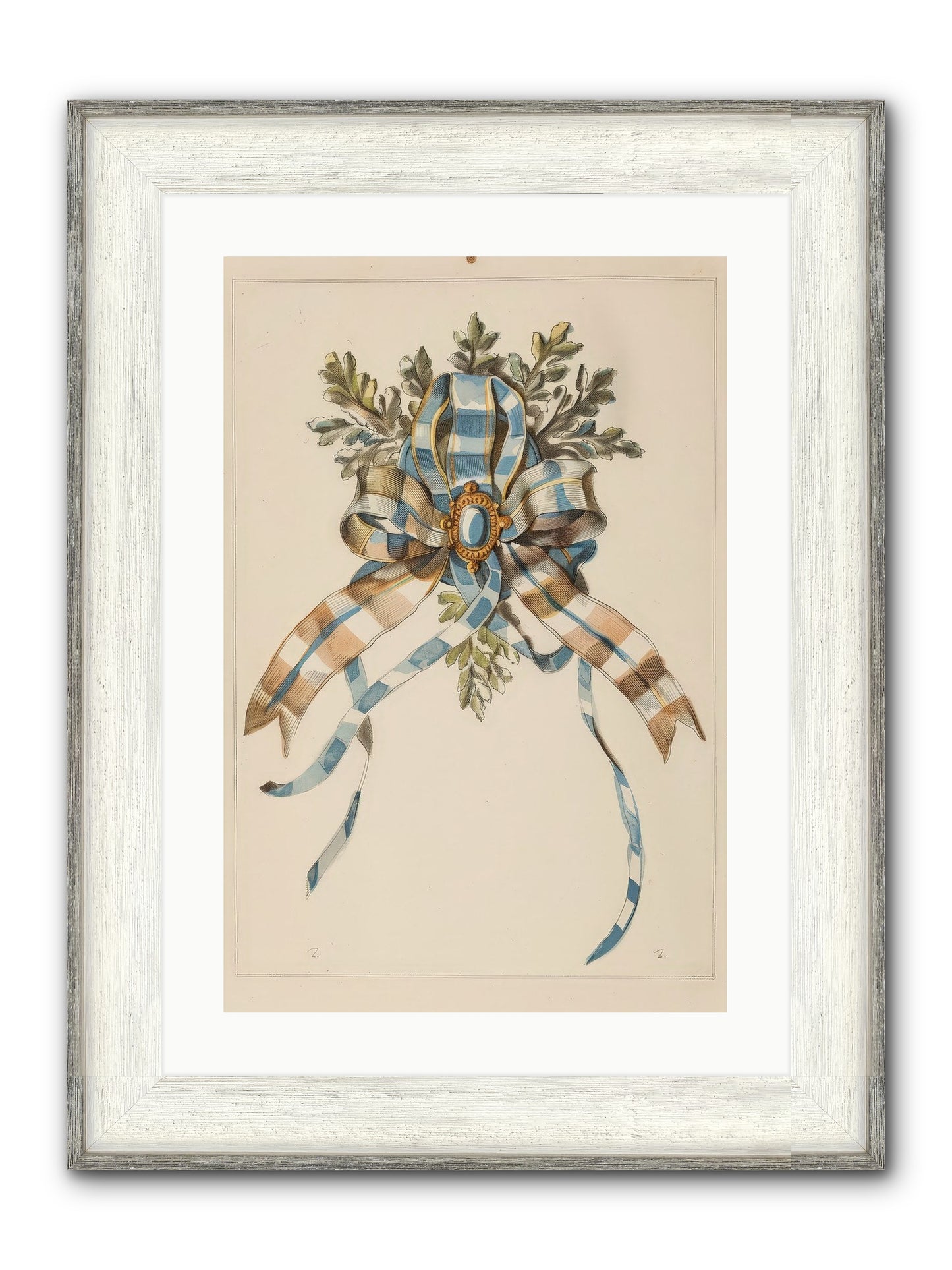 Winter's Jewel Framed Print - Driftwood White 16x24