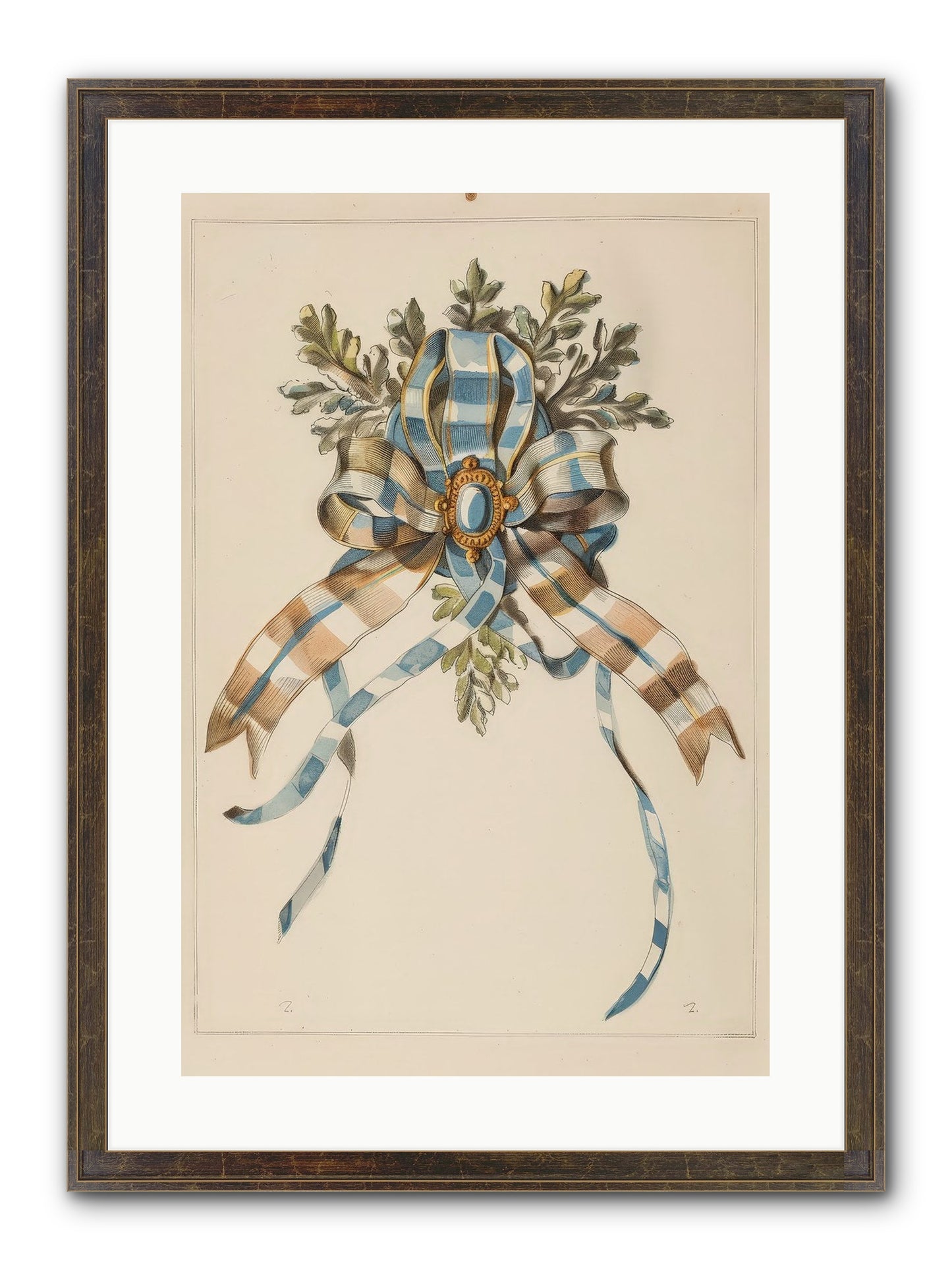 Winter's Jewel Framed Print - Slimwoods Black/Gold 16x24