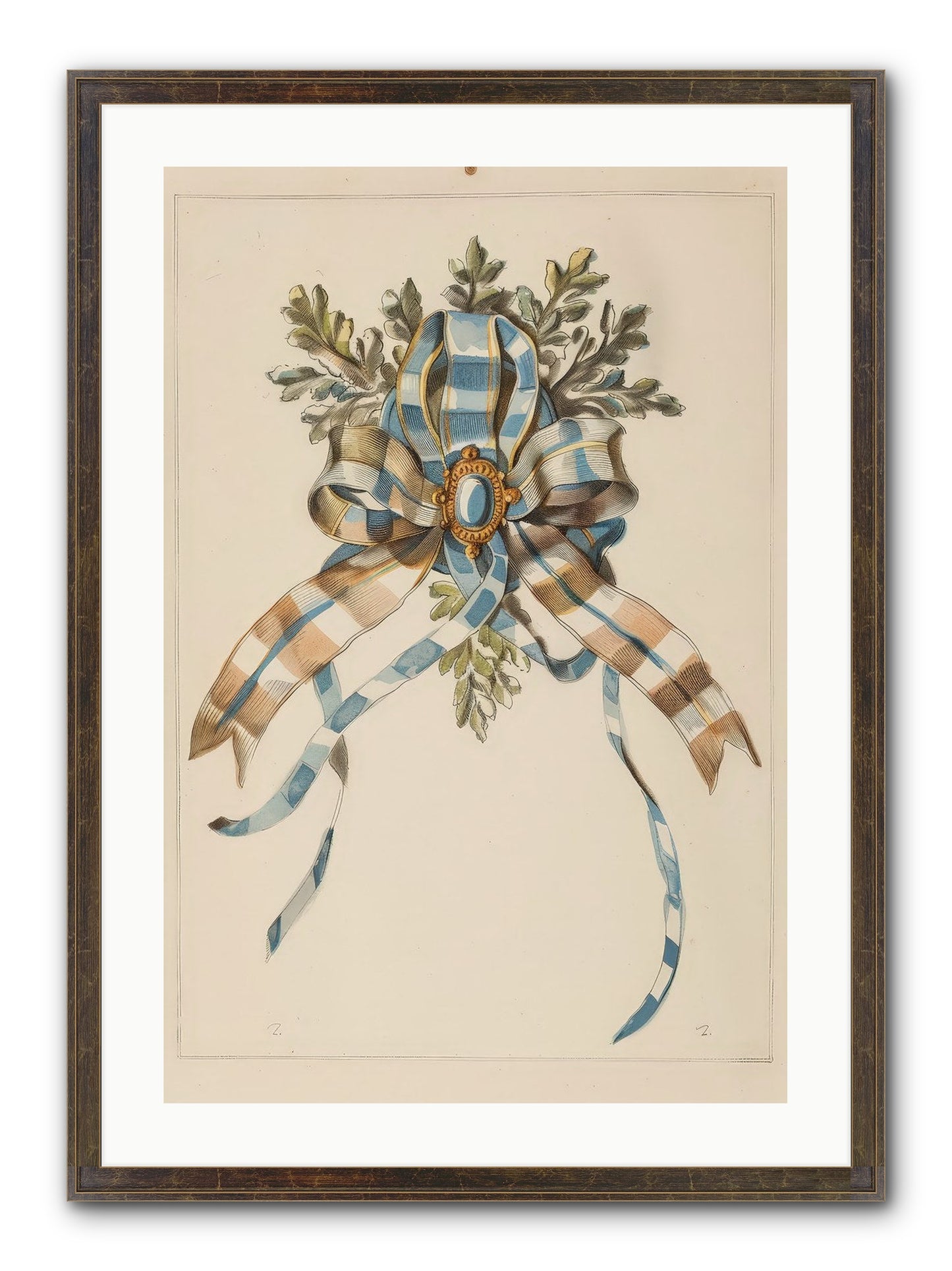 Winter's Jewel Framed Print - Slimwoods Black/Gold 20x30