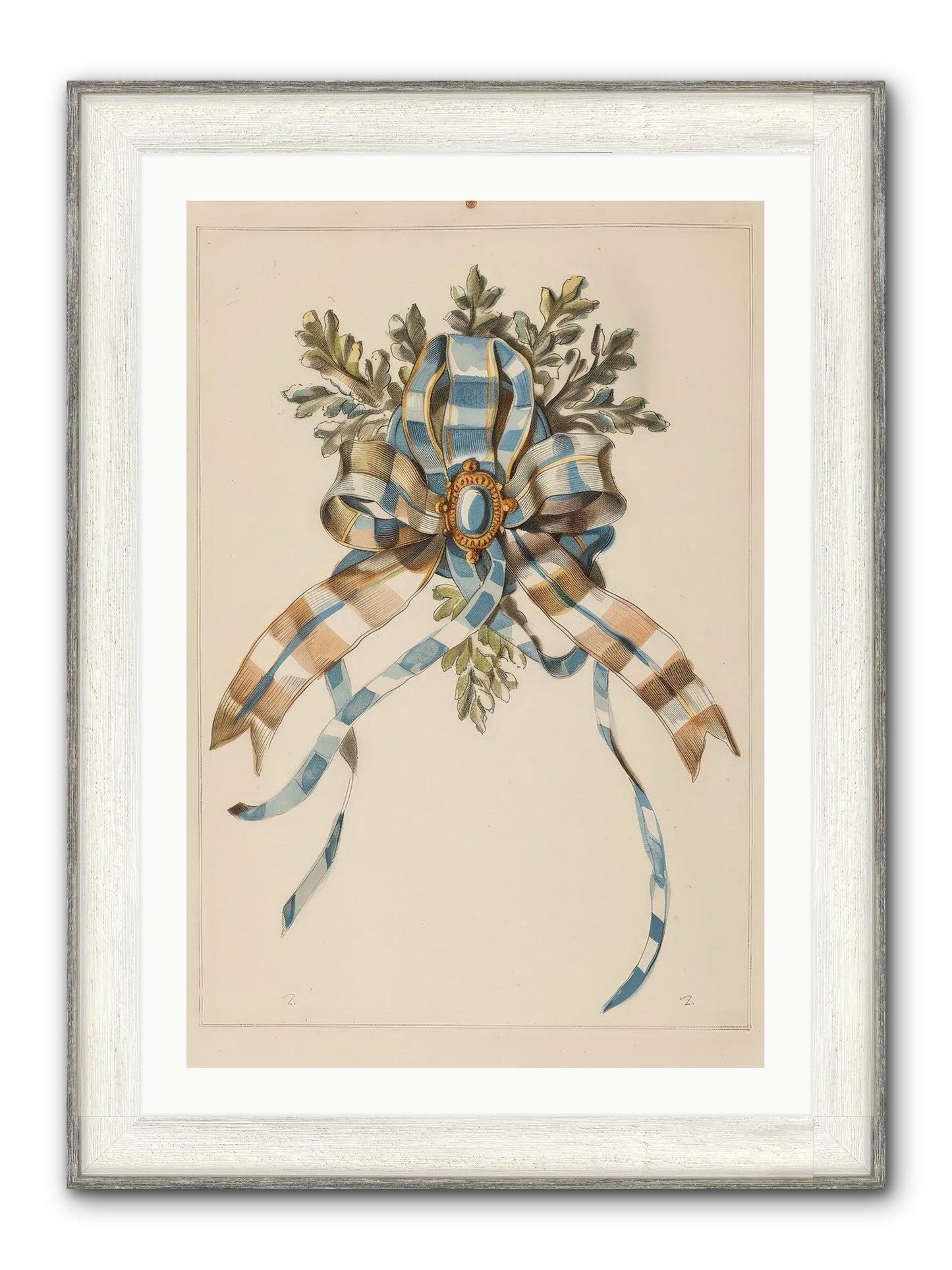 Winter's Jewel Framed Print - Driftwood White 24x36