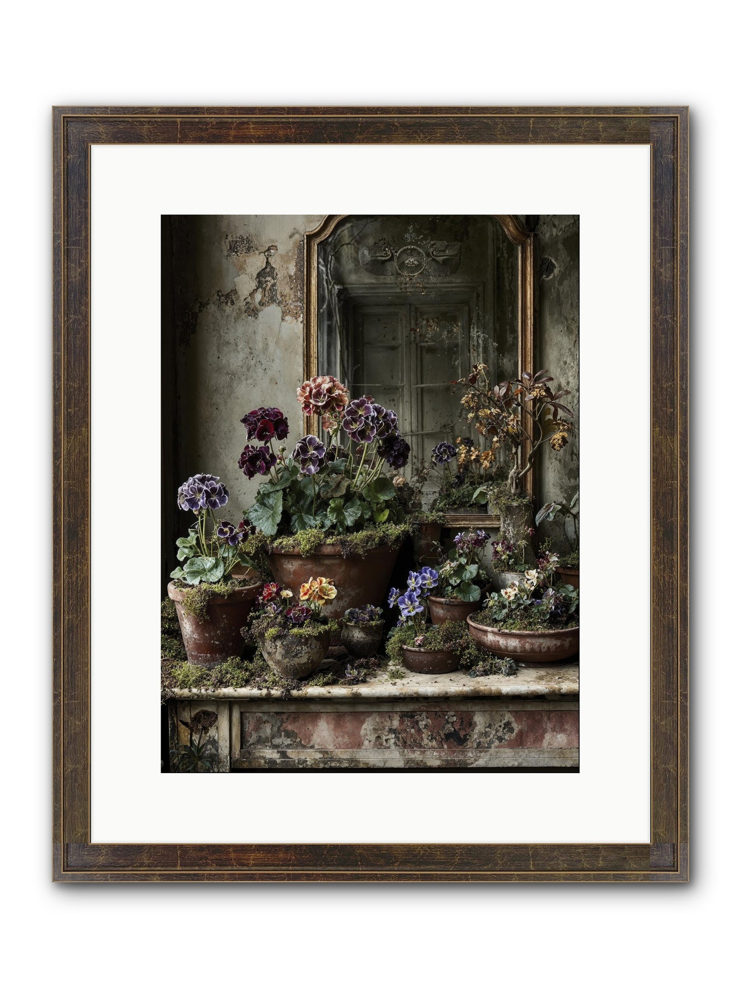Wished Framed Print - Slimwoods Black/Gold 12x16