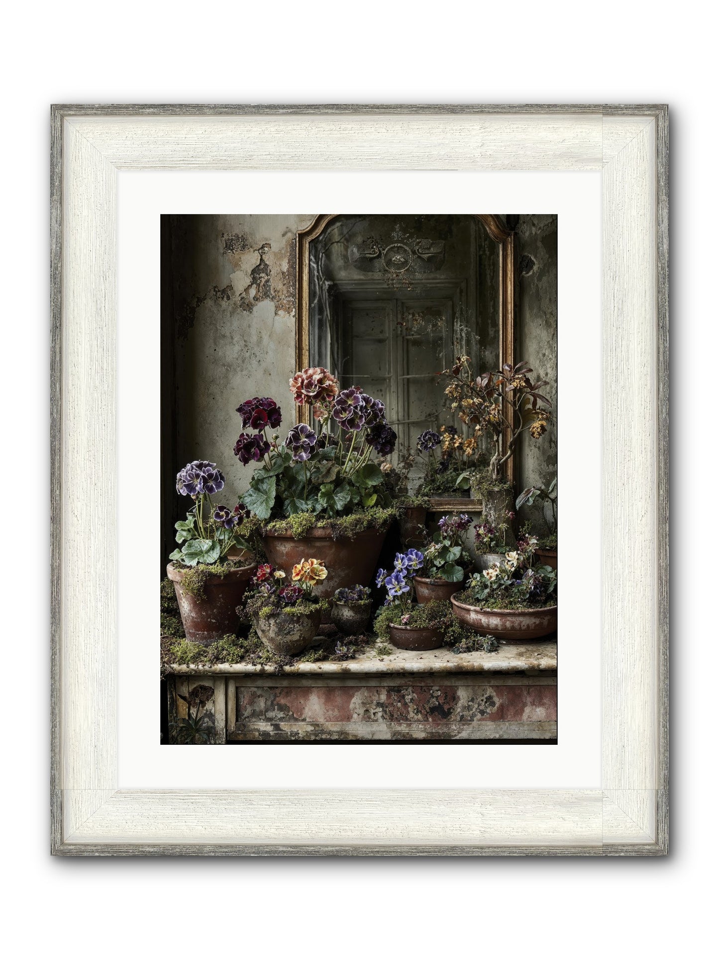 Wished Framed Print - Driftwood White 18x24