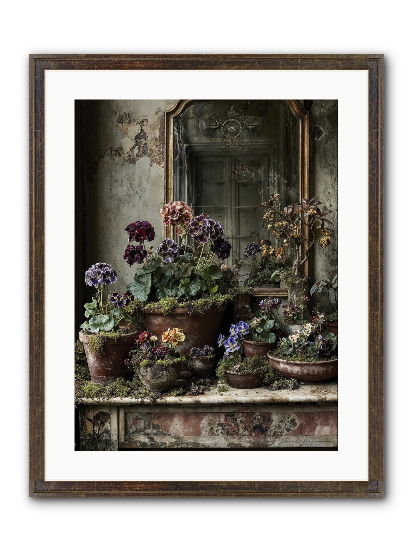 Wished Framed Print - Slimwoods Black/Gold 18x24