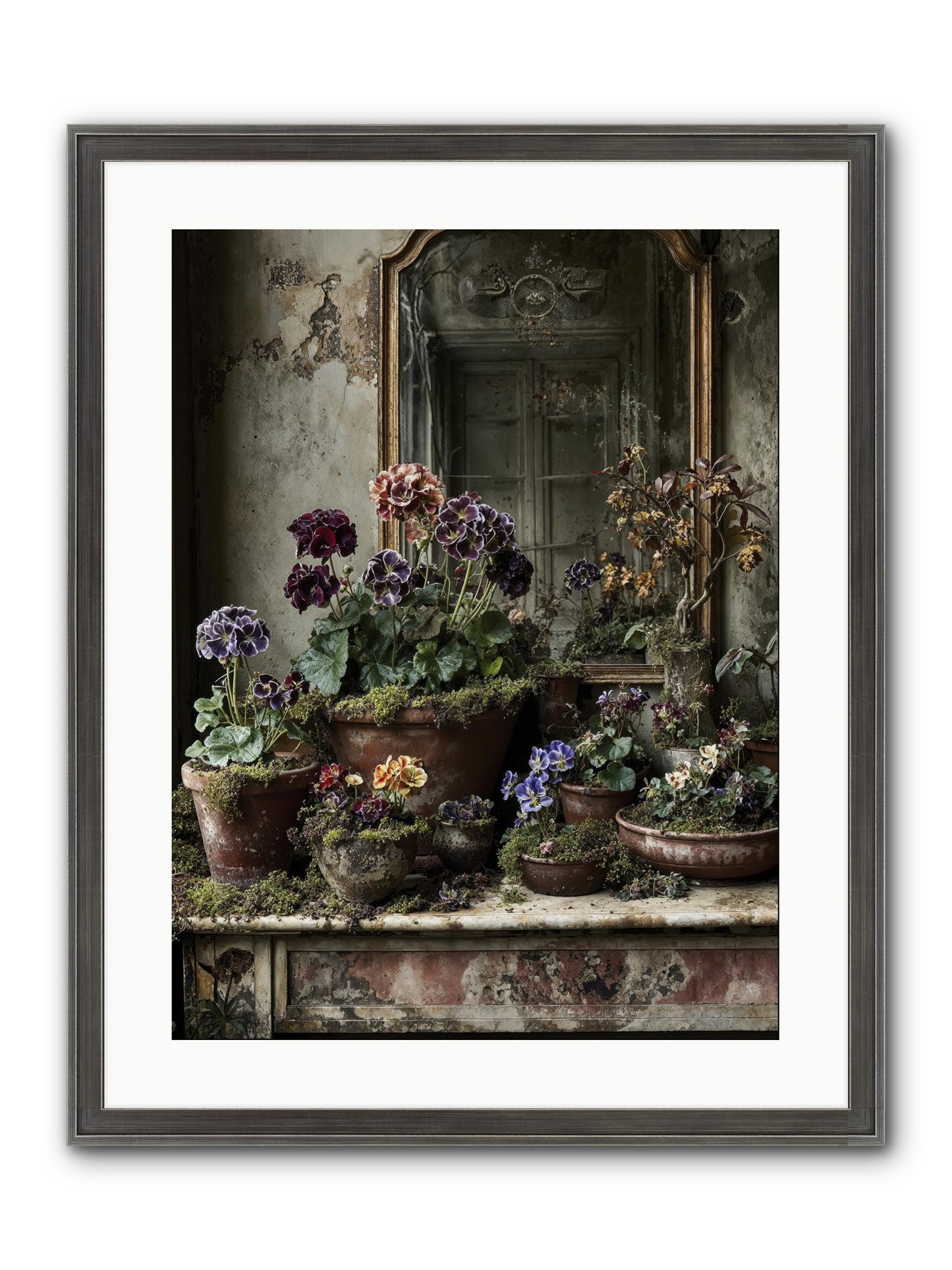 Wished Framed Print - Slimwoods Black/Silver 18x24