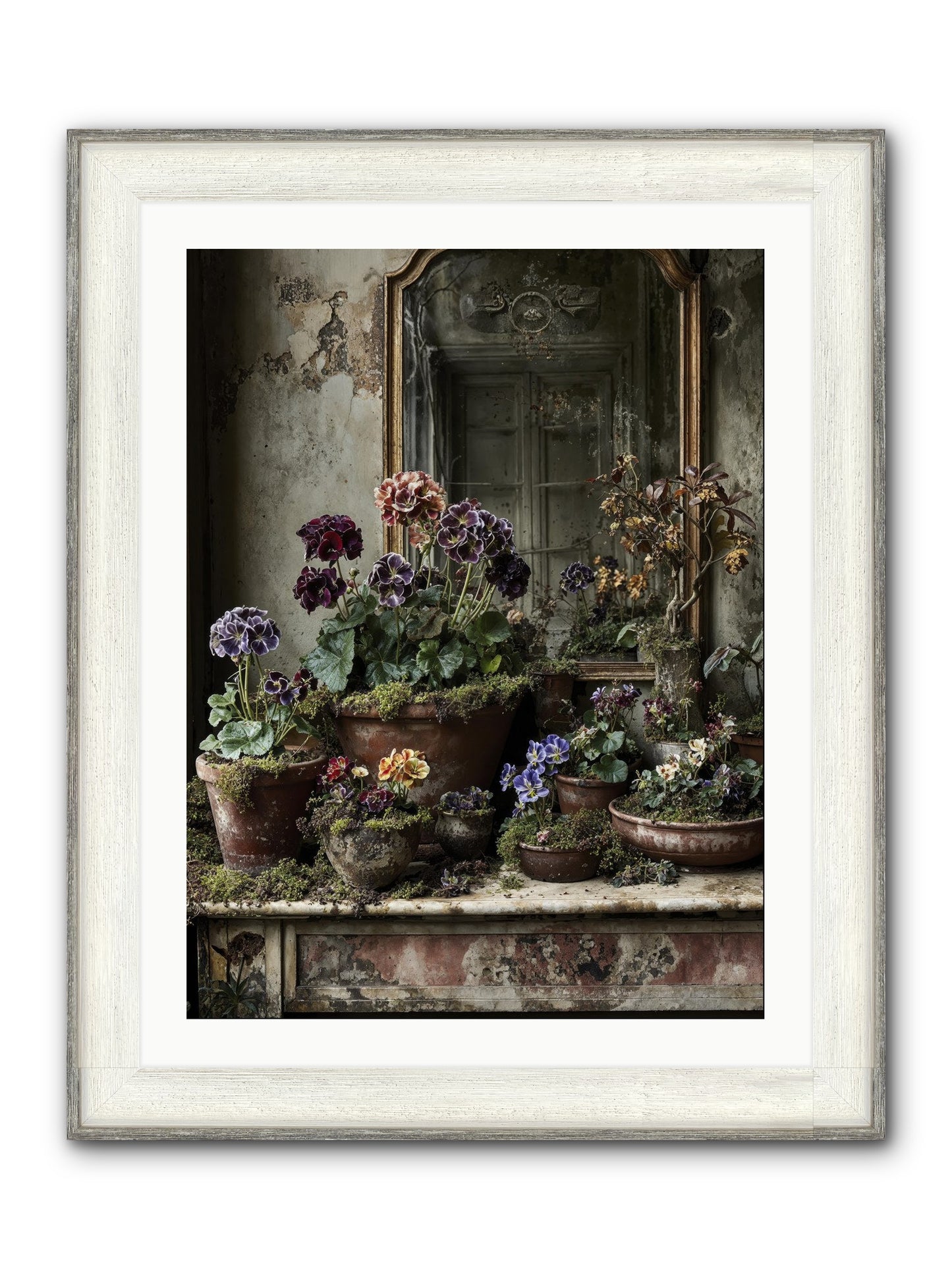 Wished Framed Print - Driftwood White 24x32