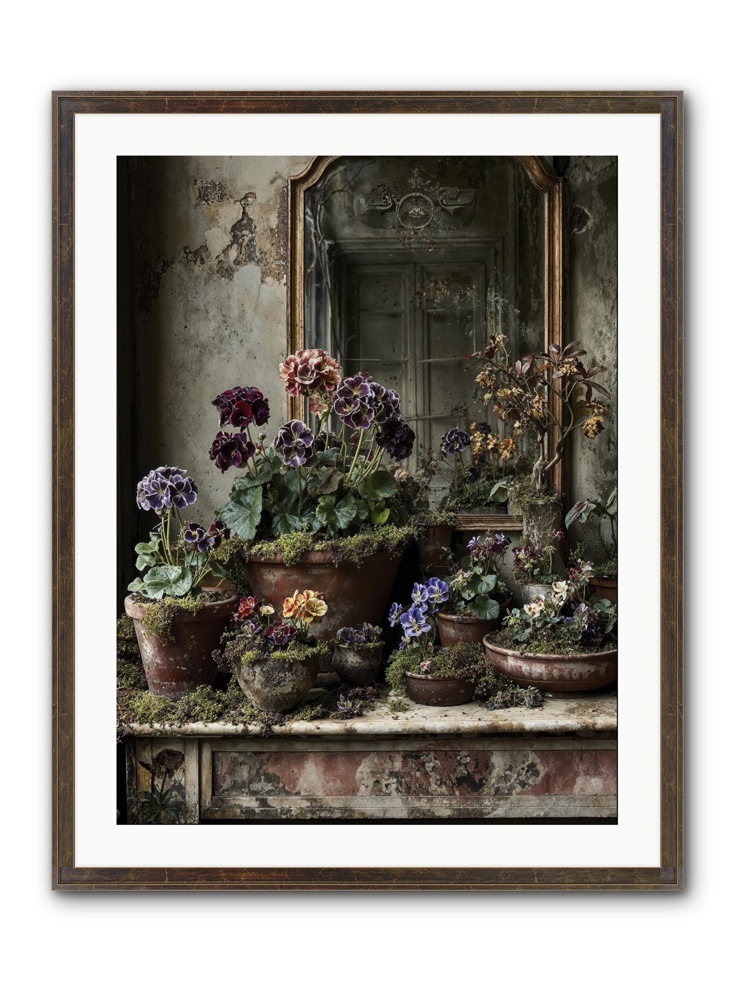 Wished Framed Print - Slimwoods Black/Gold 24x32