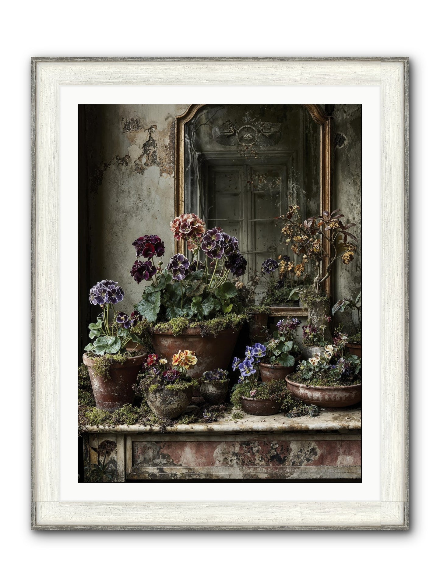 Wished Framed Print - Driftwood White 30x40