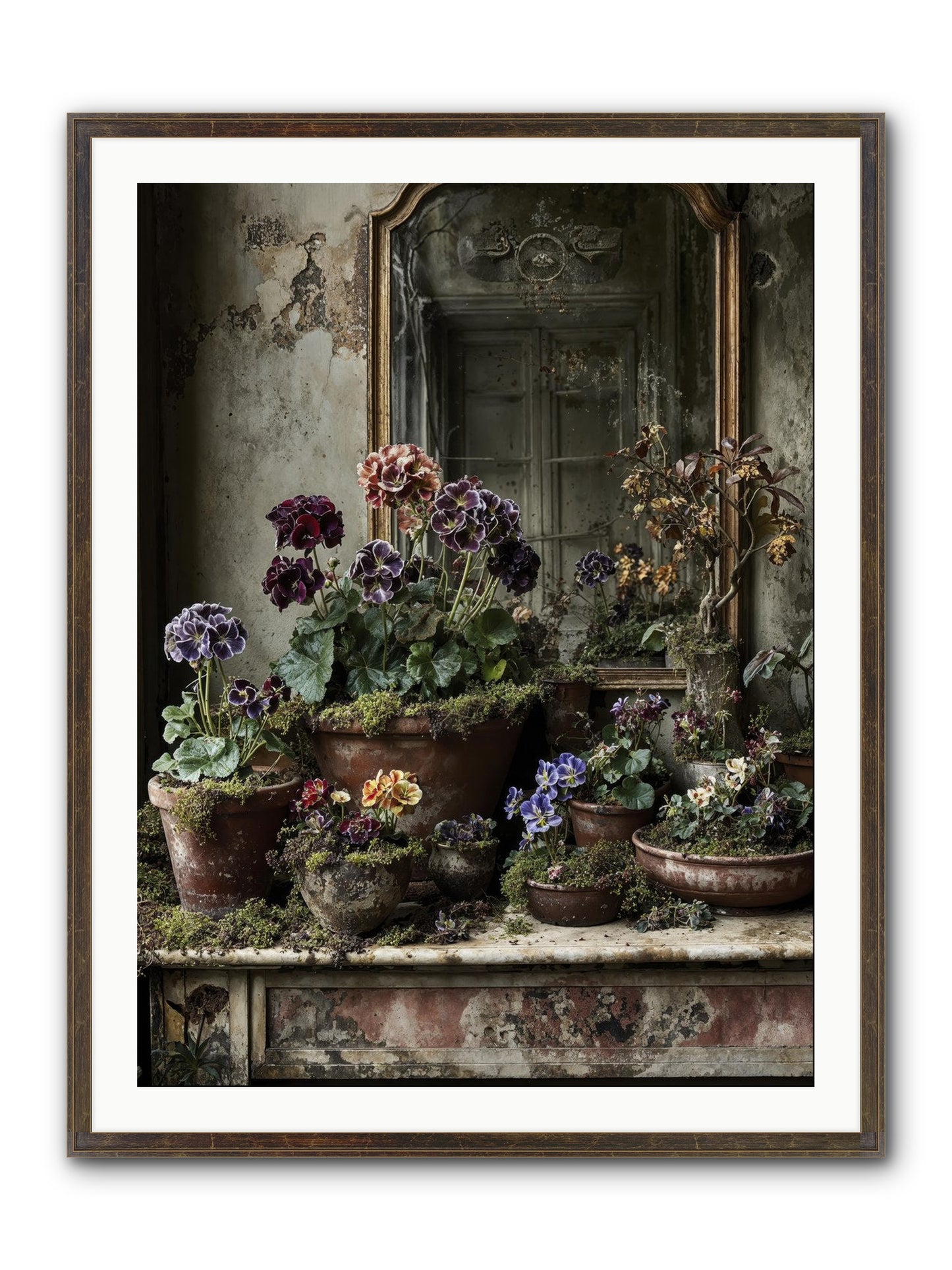 Wished Framed Print - Slimwoods Black/Gold 30x40