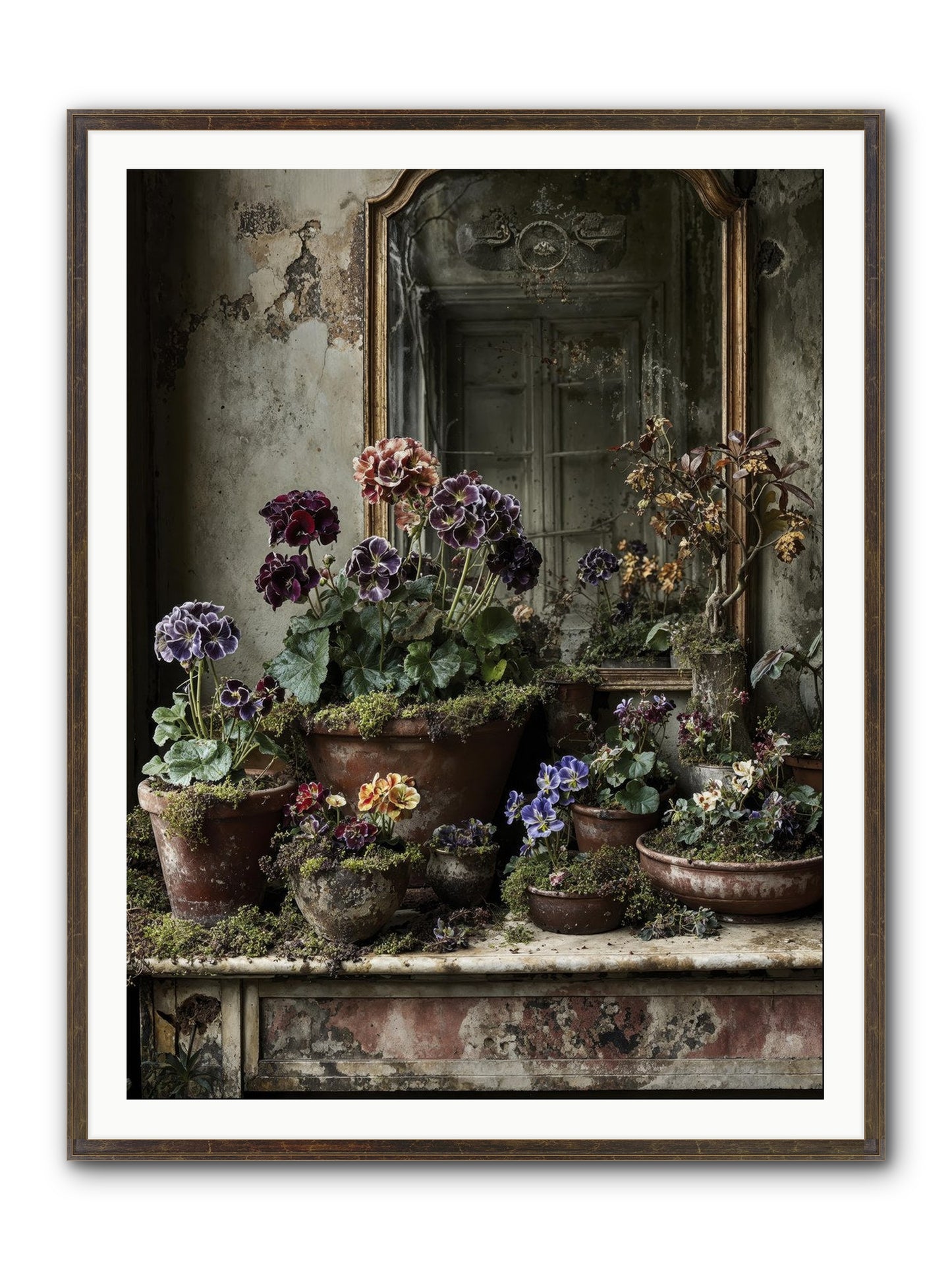 Wished Framed Print - Slimwoods Black/Gold 36x48