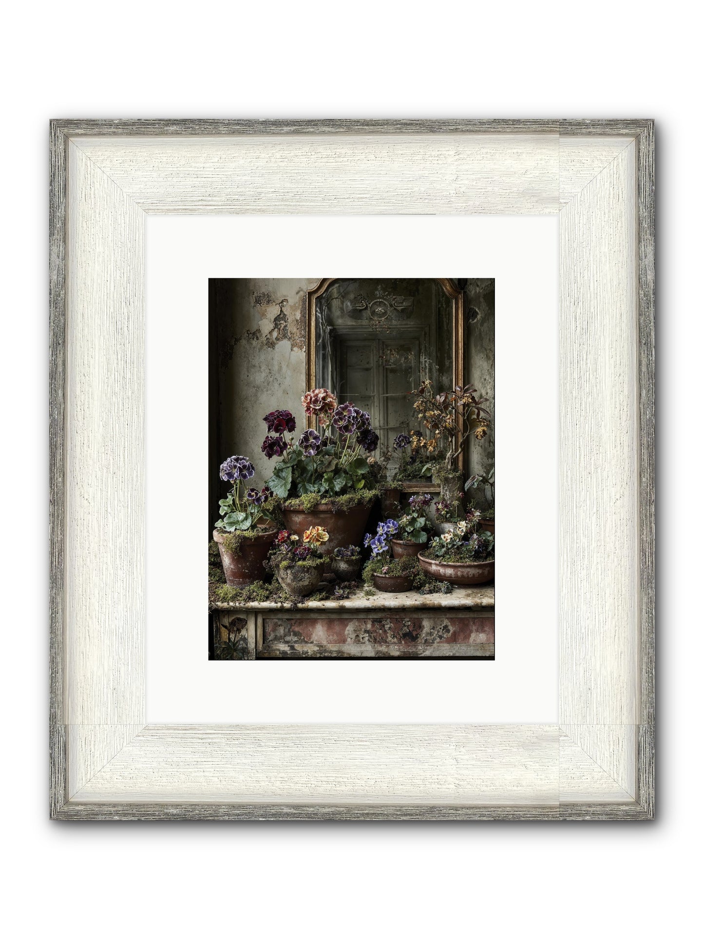 Wished Framed Print - Driftwood White 9x12
