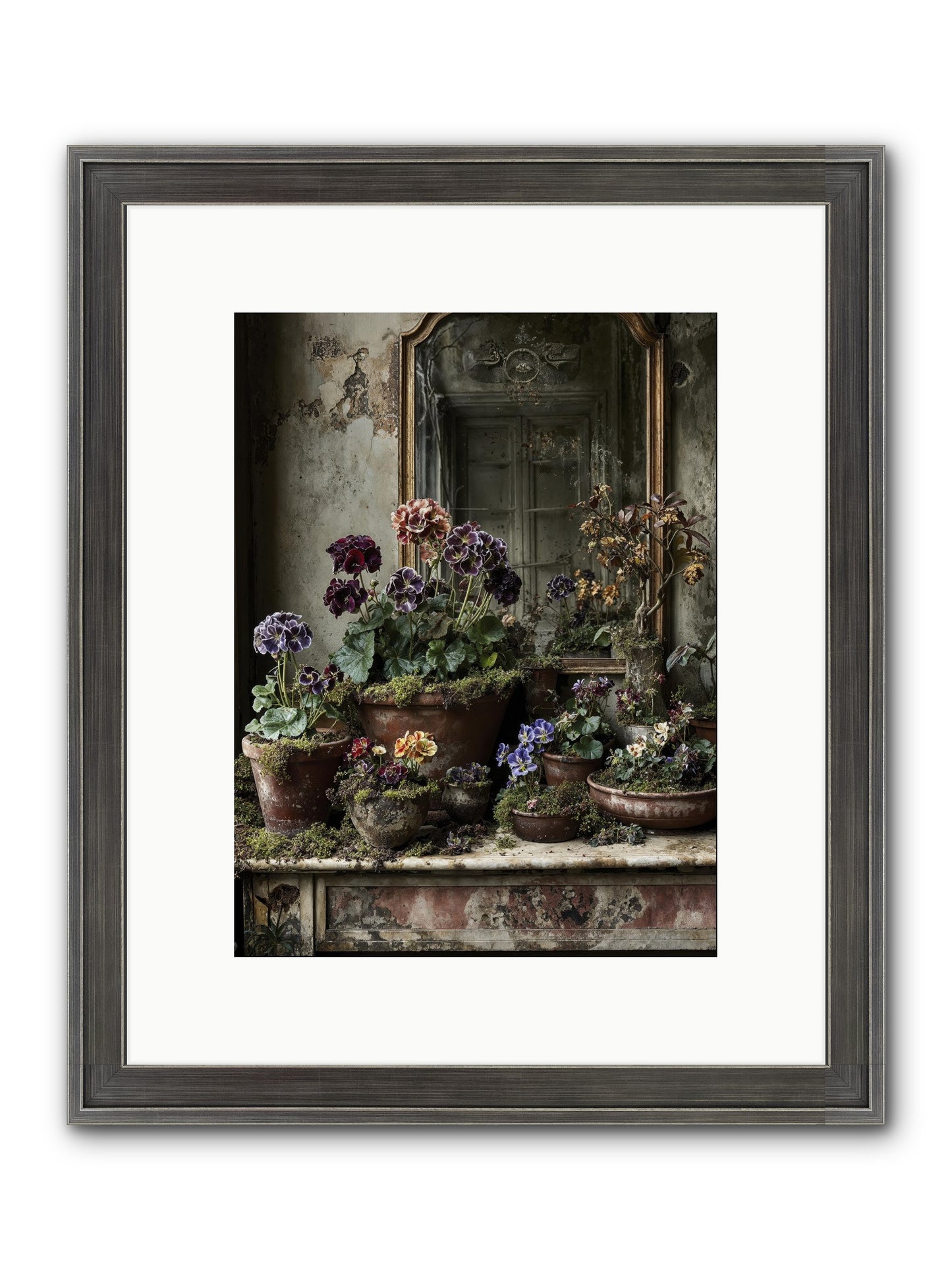 Wished Framed Print - Slimwoods Black/Silver 9x12