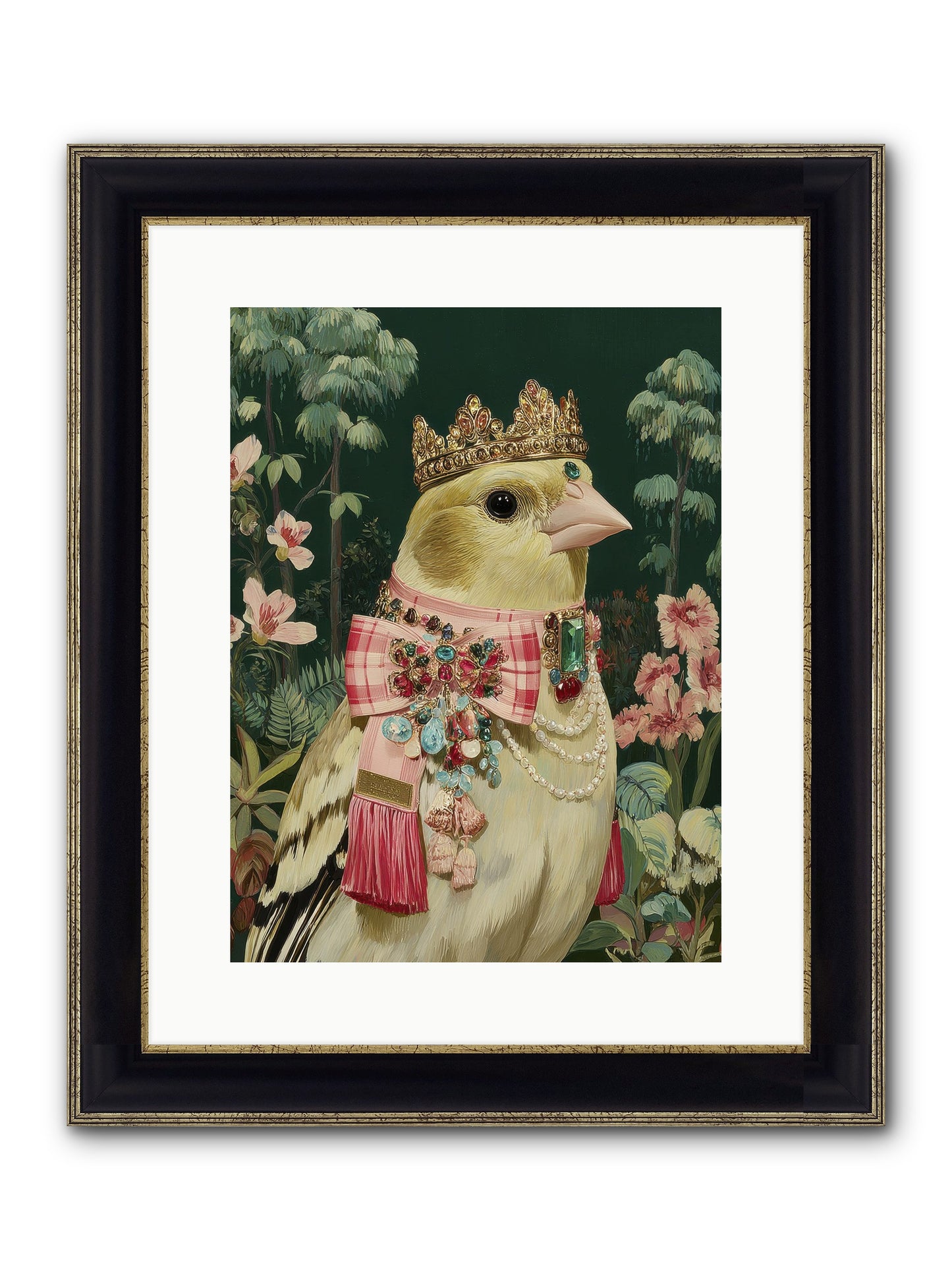 Wishful Notes No.1 Framed Print - Black & Gold 12x16