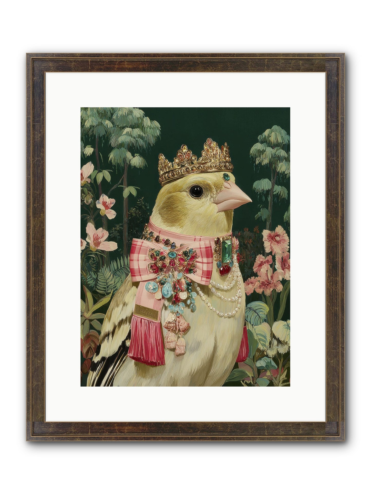 Wishful Notes No.1 Framed Print - Slimwoods Black/Gold 12x16
