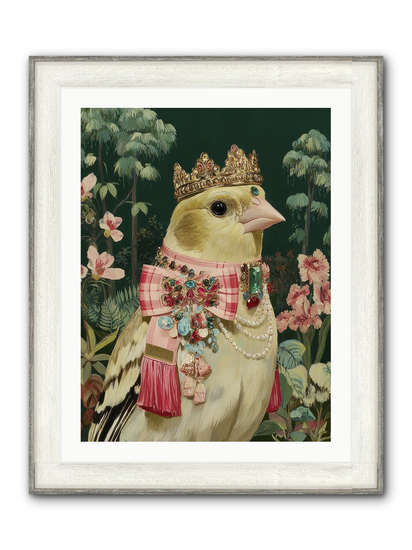 Wishful Notes No.1 Framed Print - Driftwood White 24x32