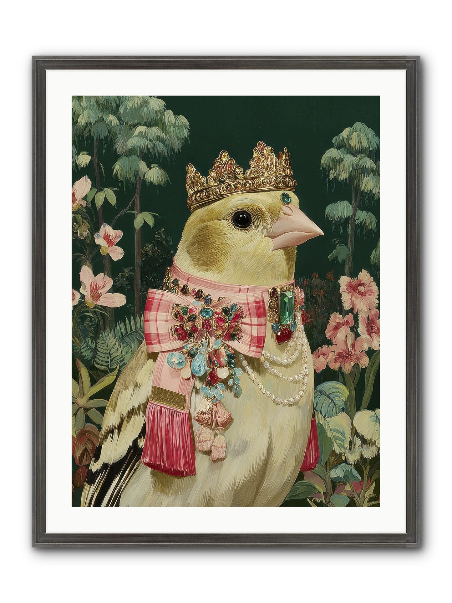 Wishful Notes No.1 Framed Print - Slimwoods Black/Silver 24x32