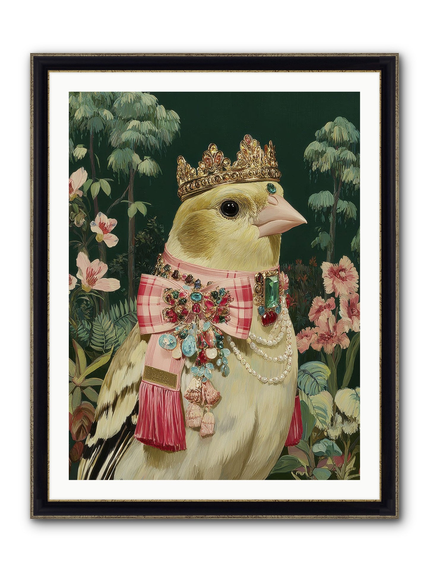 Wishful Notes No.1 Framed Print - Black & Gold 30x40