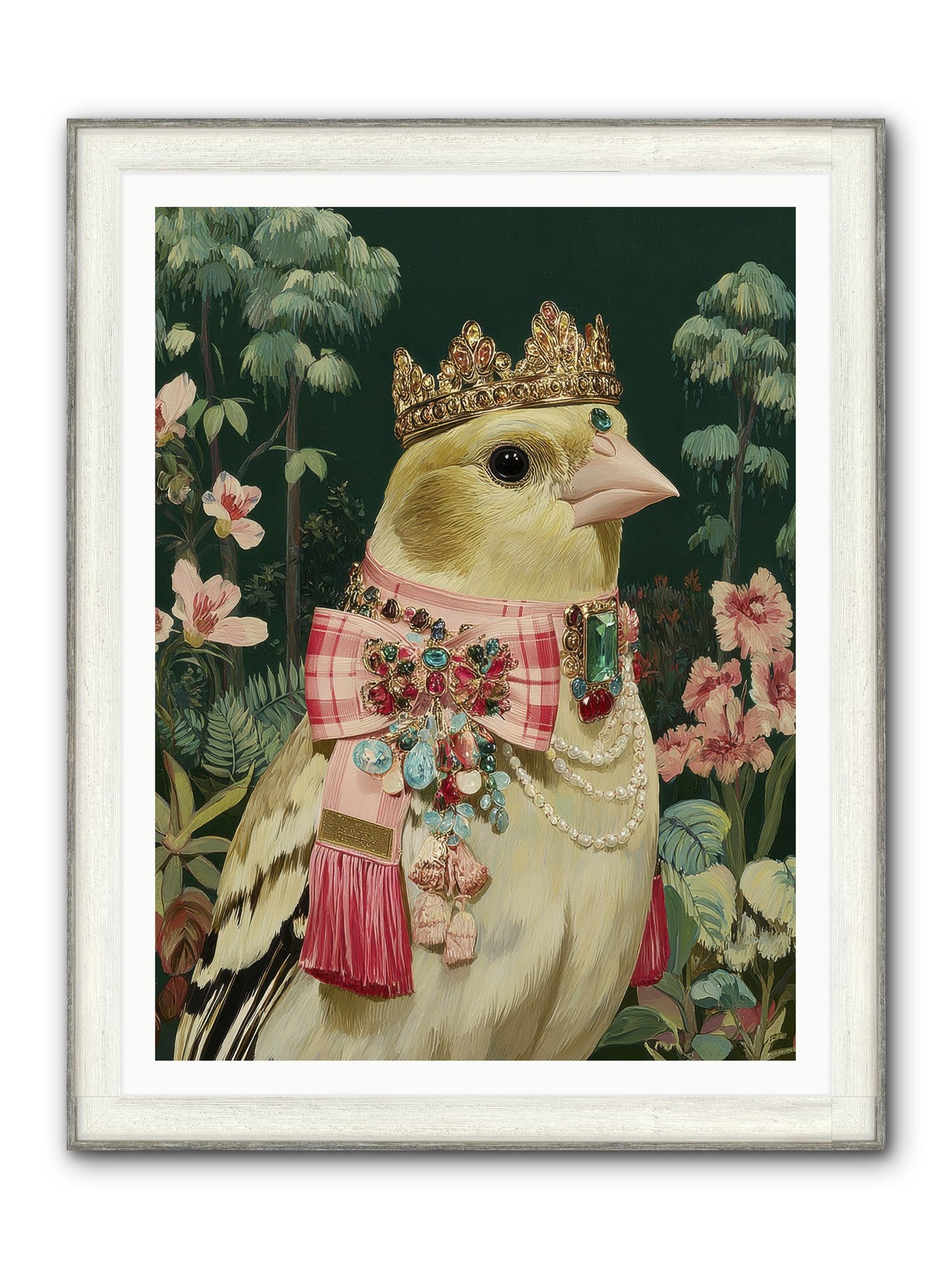 Wishful Notes No.1 Framed Print - Driftwood White 36x48
