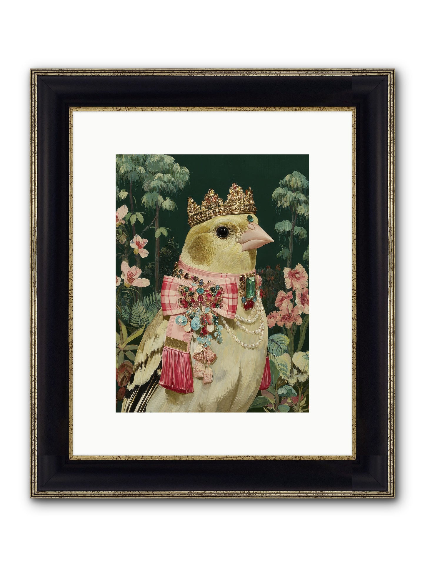 Wishful Notes No.1 Framed Print - Black & Gold 9x12