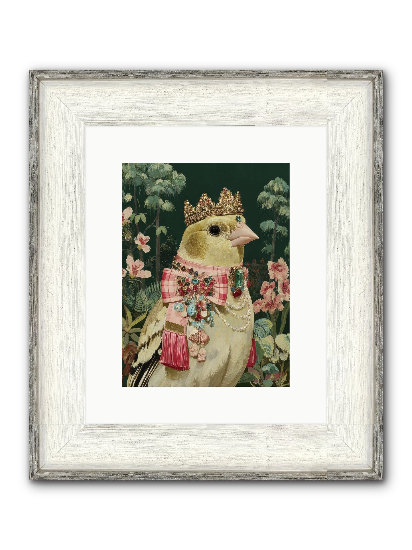 Wishful Notes No.1 Framed Print - Driftwood White 9x12