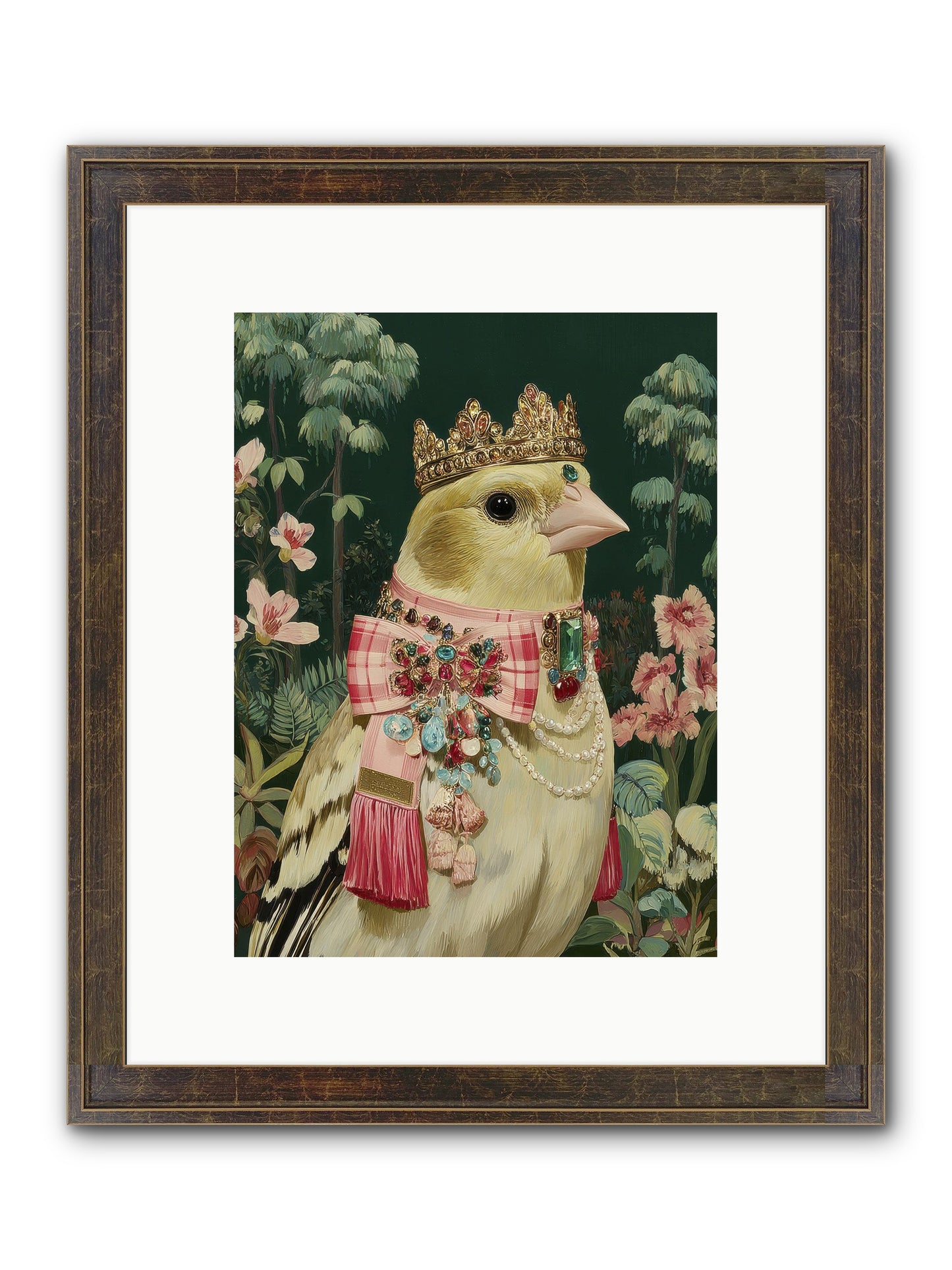Wishful Notes No.1 Framed Print - Slimwoods Black/Gold 9x12