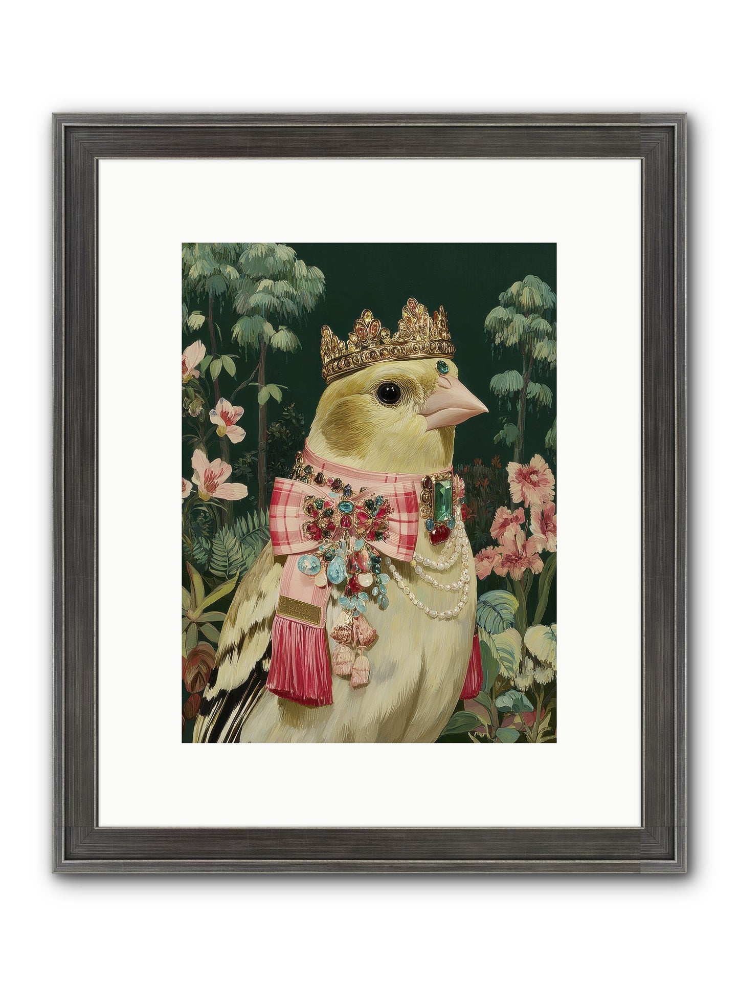 Wishful Notes No.1 Framed Print - Slimwoods Black/Silver 9x12