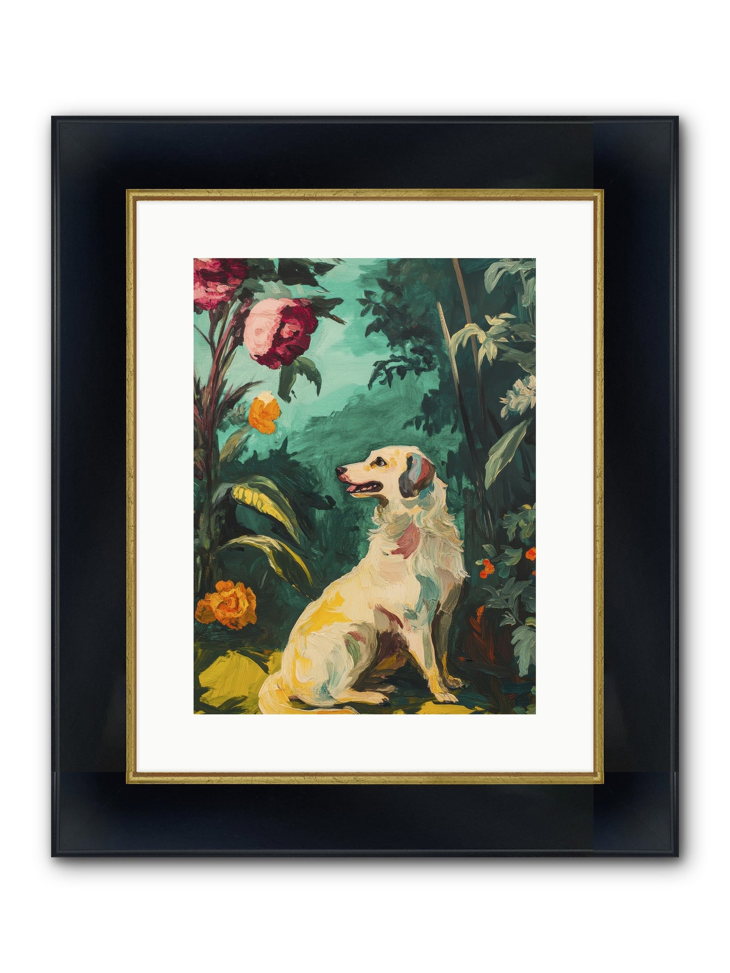 Within The Fern Hollow Framed Print - Wide Black w/Gold 12x16