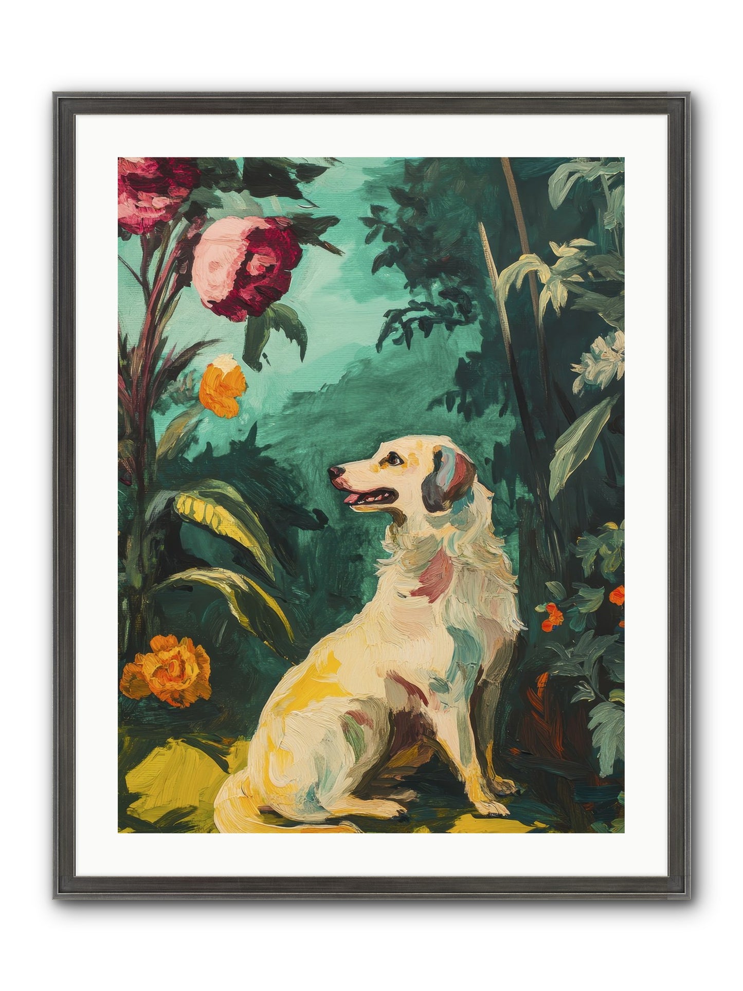 Within The Fern Hollow Framed Print - Slimwoods Black/Silver 24x32