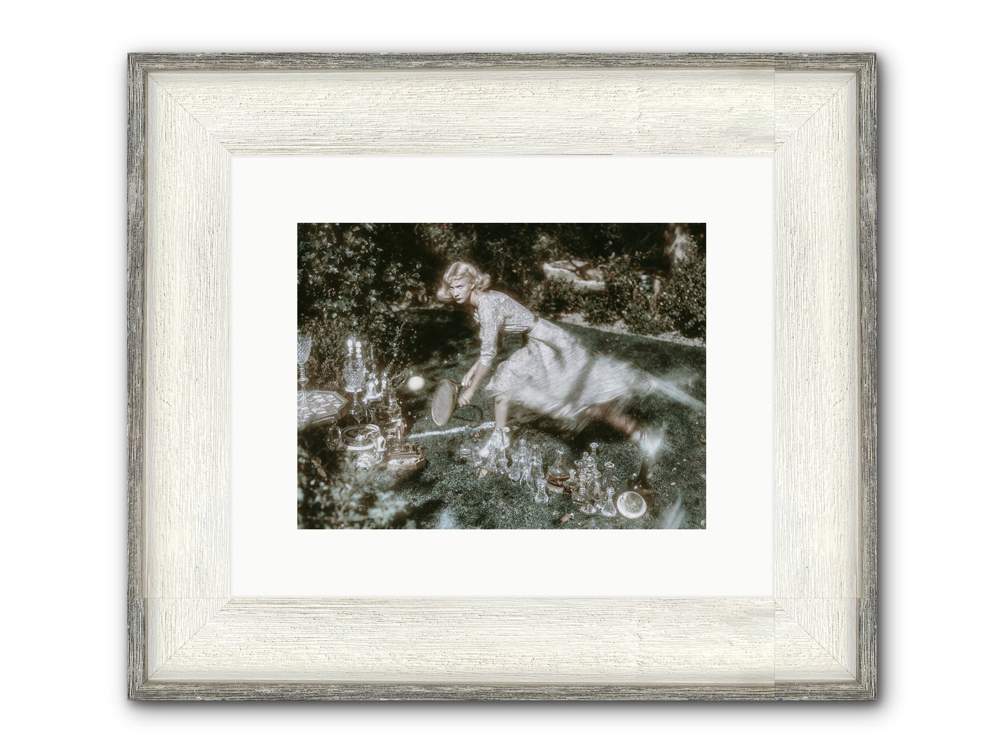 Without Witness Framed Print - Driftwood White 12x9