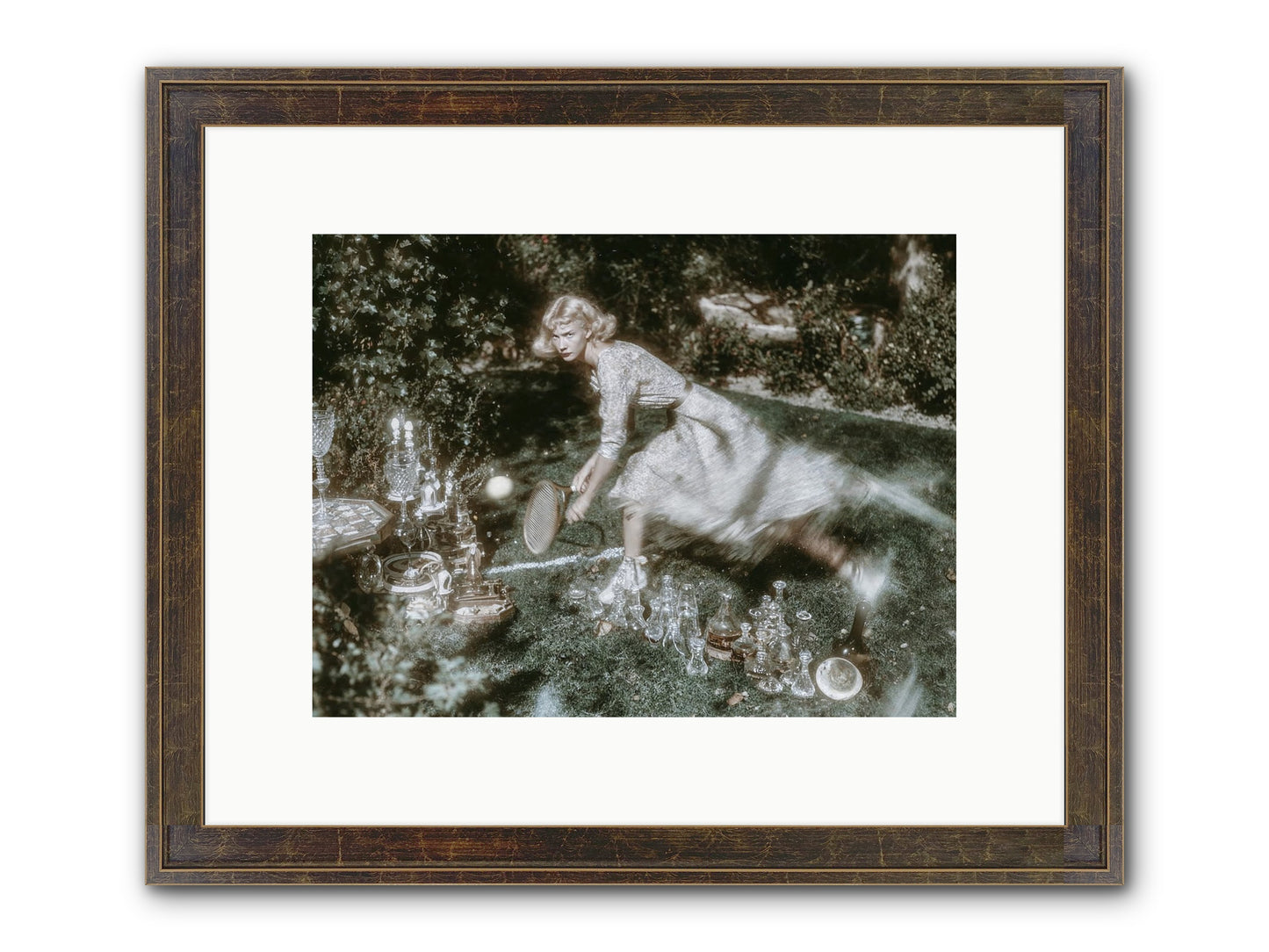 Without Witness Framed Print - Slimwoods Black/Gold 12x9