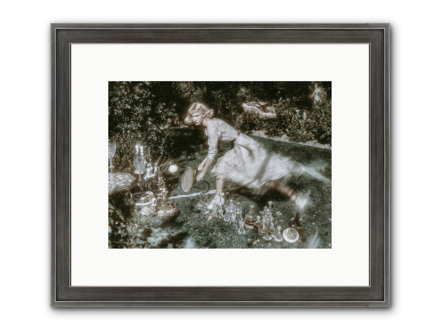 Without Witness Framed Print - Slimwoods Black/Silver 12x9