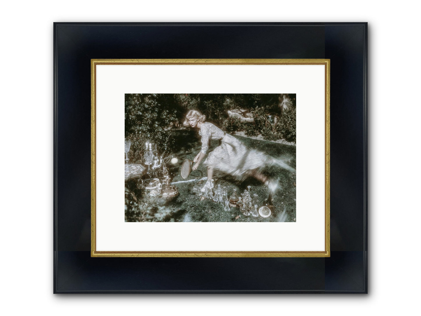 Without Witness Framed Print - Wide Black w/Gold 12x9