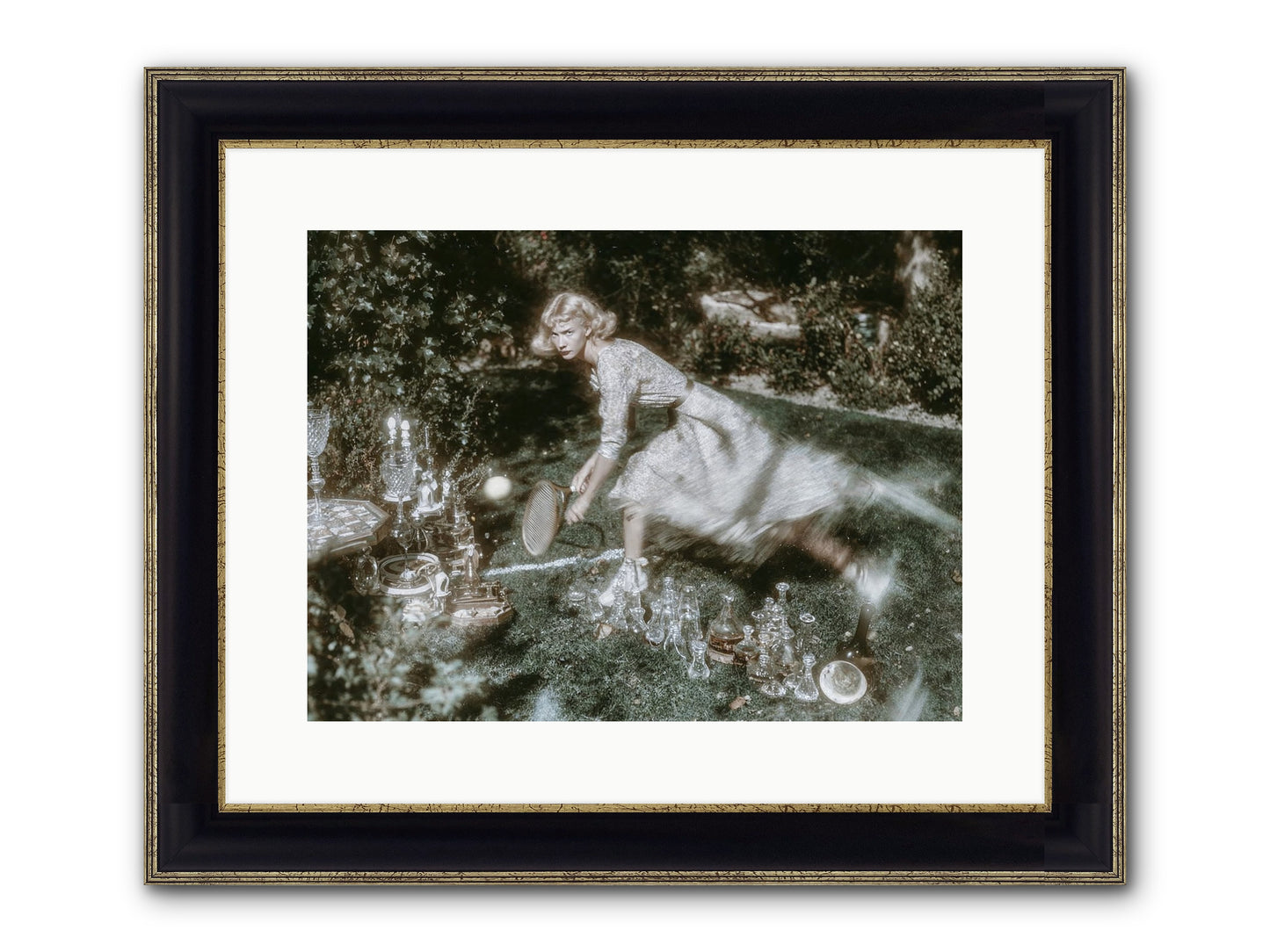 Without Witness Framed Print - Black & Gold 16x12