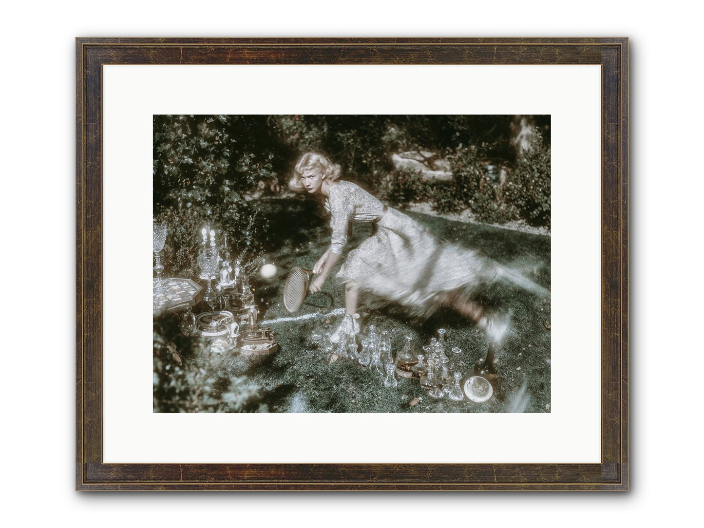 Without Witness Framed Print - Slimwoods Black/Gold 16x12