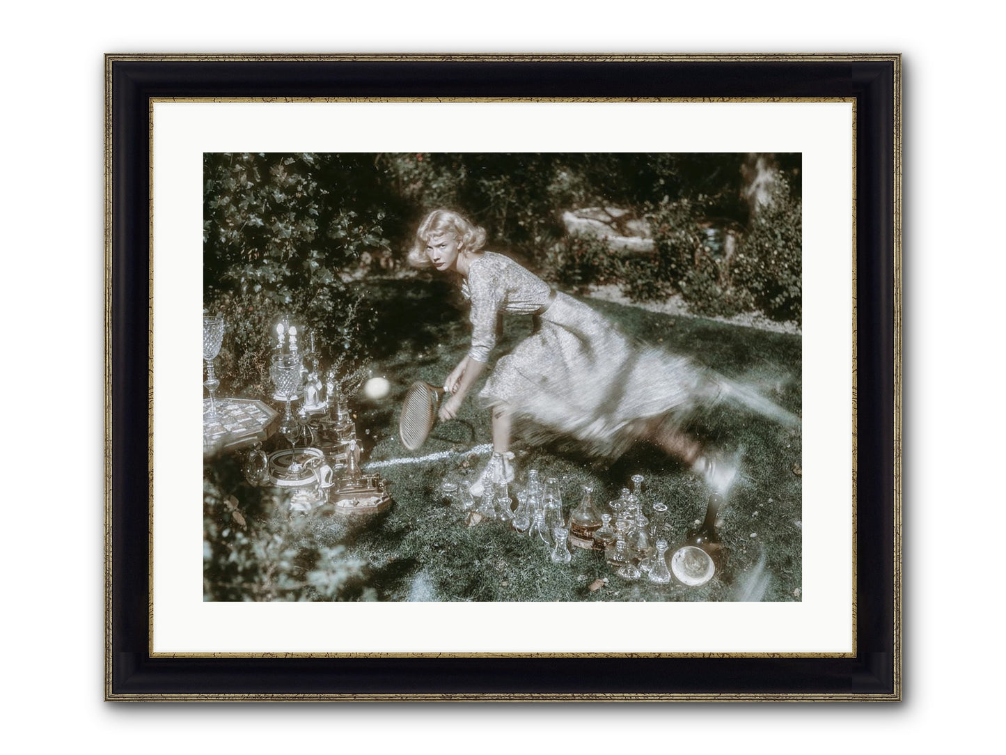 Without Witness Framed Print - Black & Gold 24x18