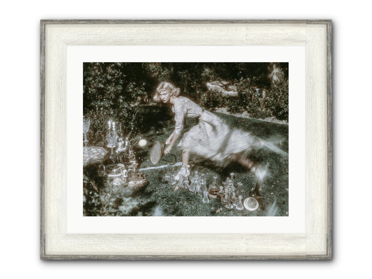 Without Witness Framed Print - Driftwood White 24x18