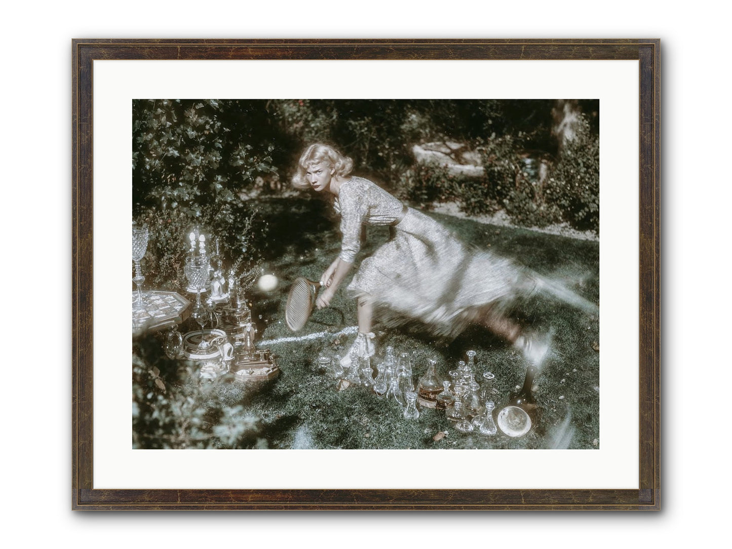 Without Witness Framed Print - Slimwoods Black/Gold 24x18