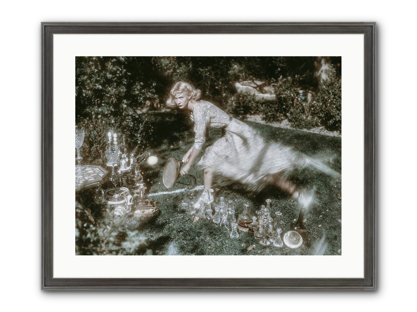Without Witness Framed Print - Slimwoods Black/Silver 24x18